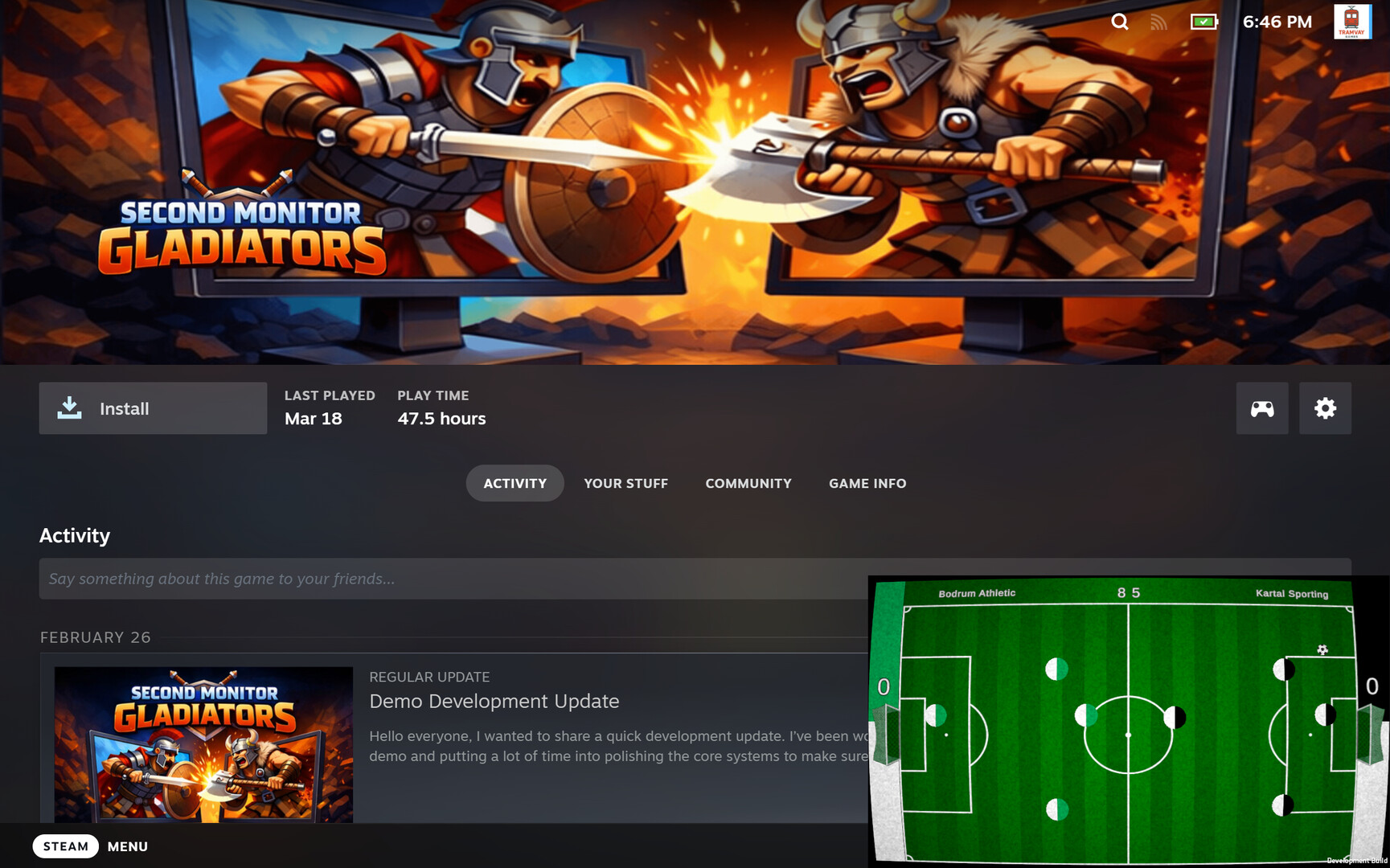 Second Monitor Football screenshot 14