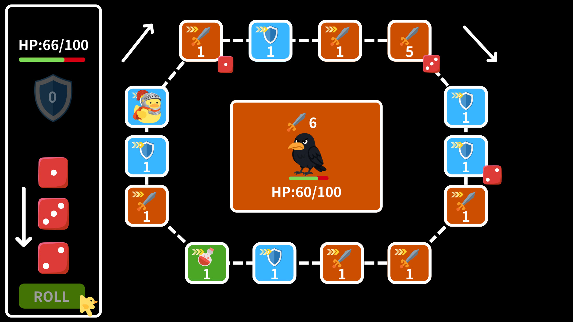 Loop Duck Battles screenshot 1