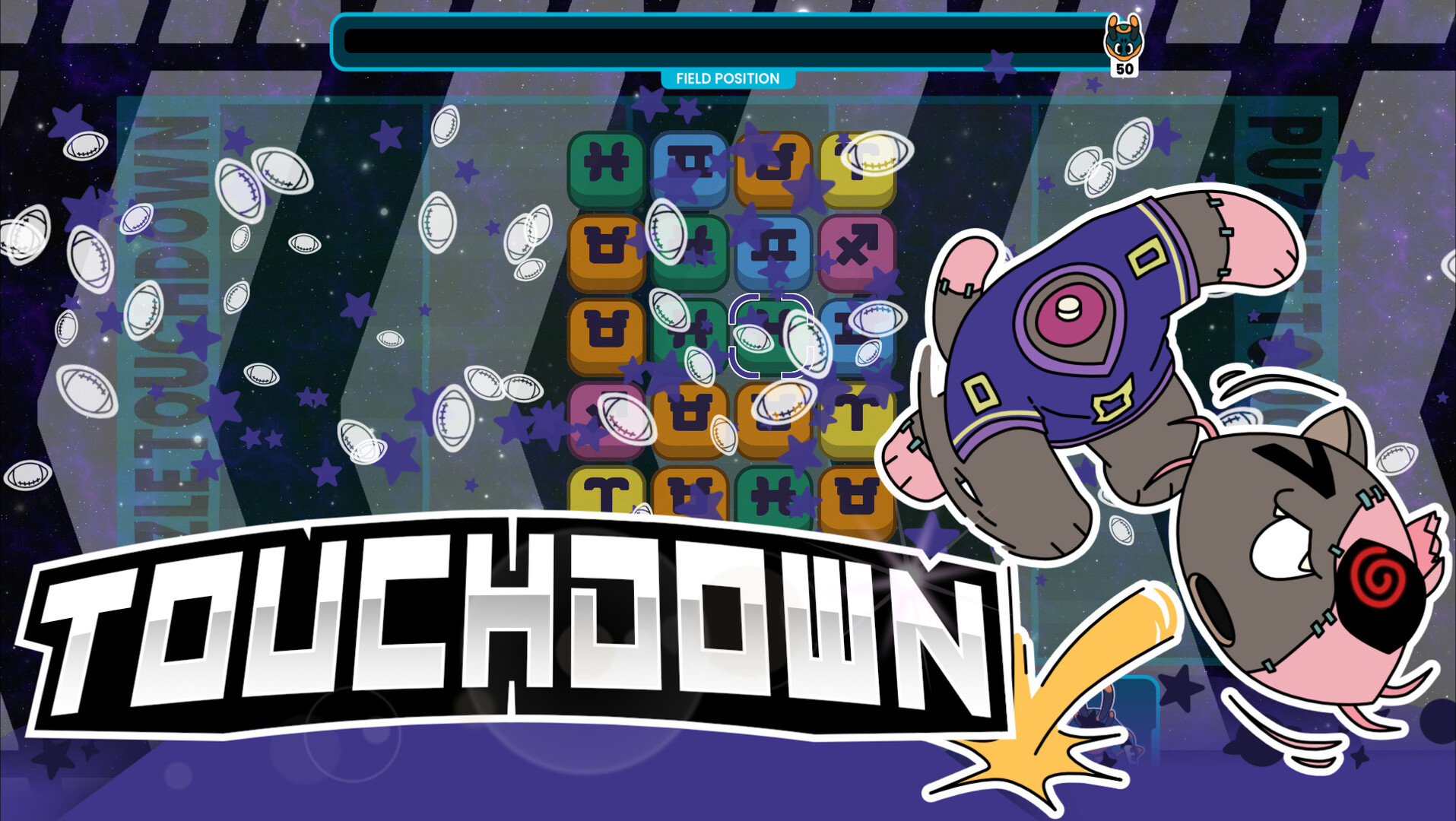 Intergalactic Puzzle Touchdown screenshot 2