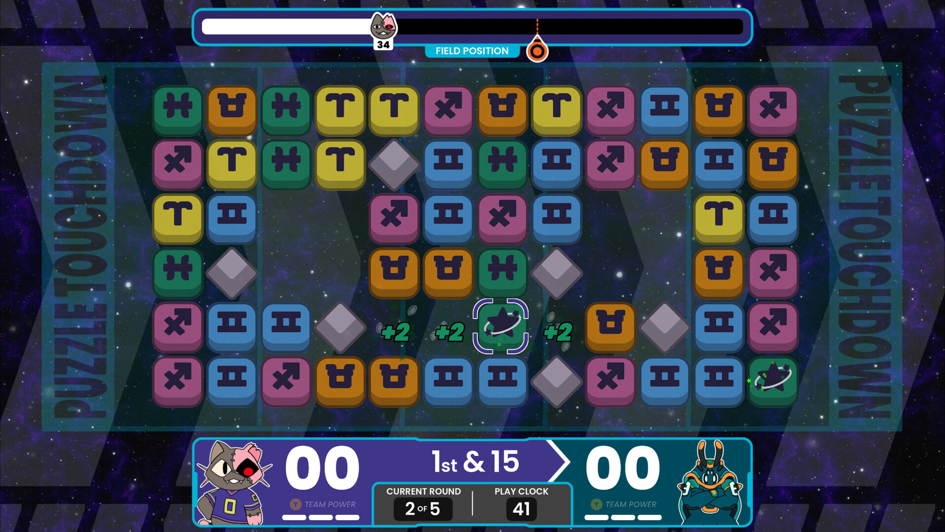 Intergalactic Puzzle Touchdown screenshot 1