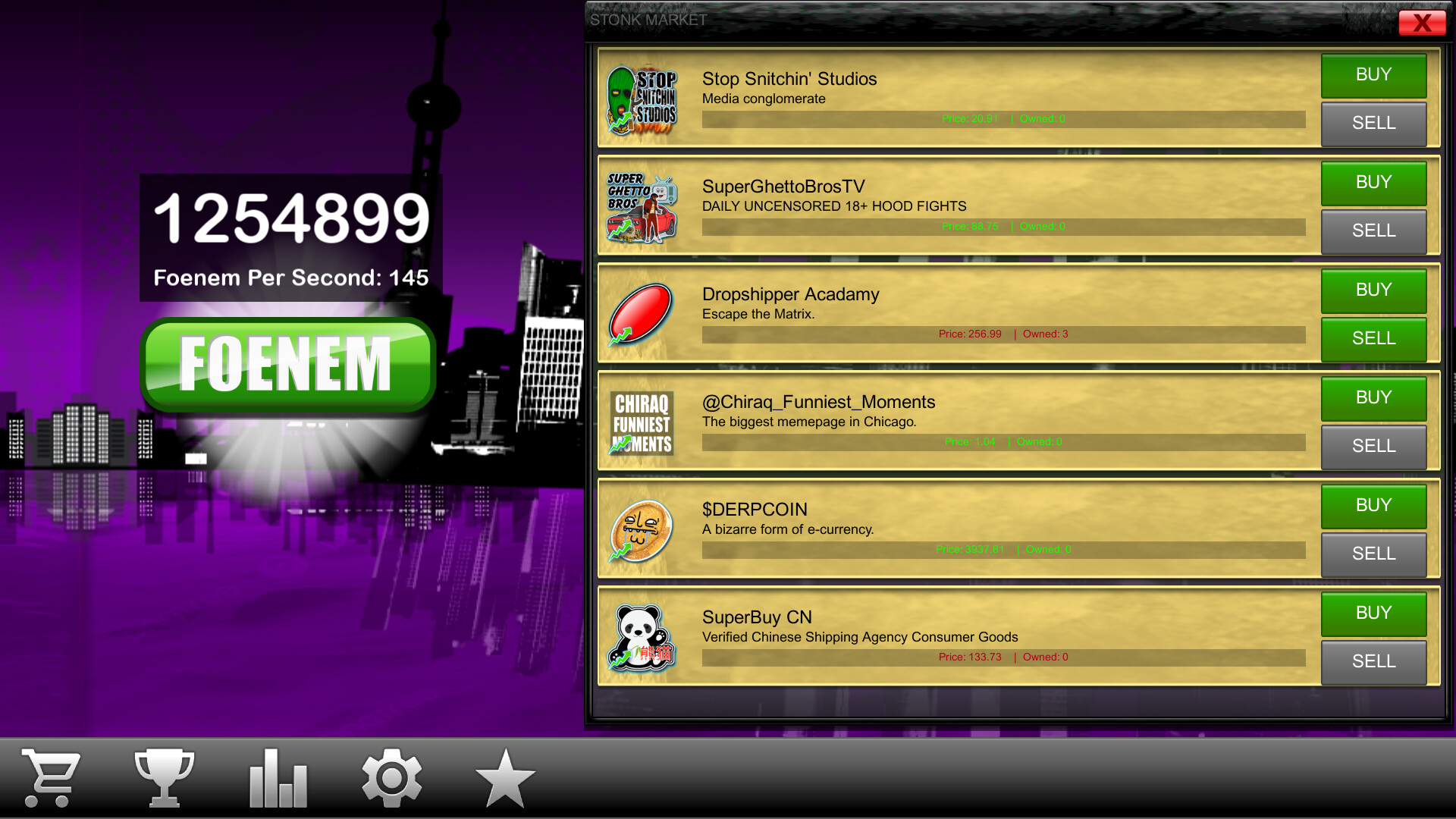PeeWee Purpdrank's FOENEM Clicker screenshot 3
