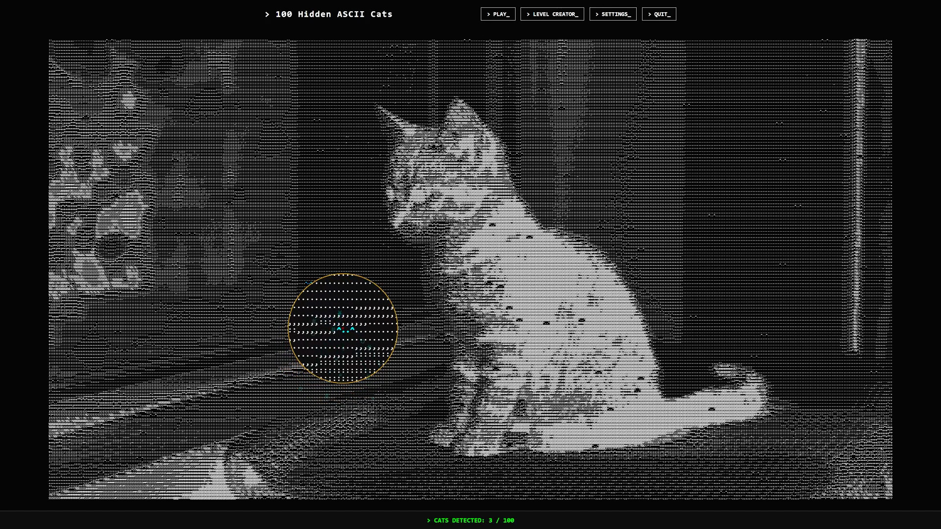 100 Hidden ASCII Cats screenshot 7