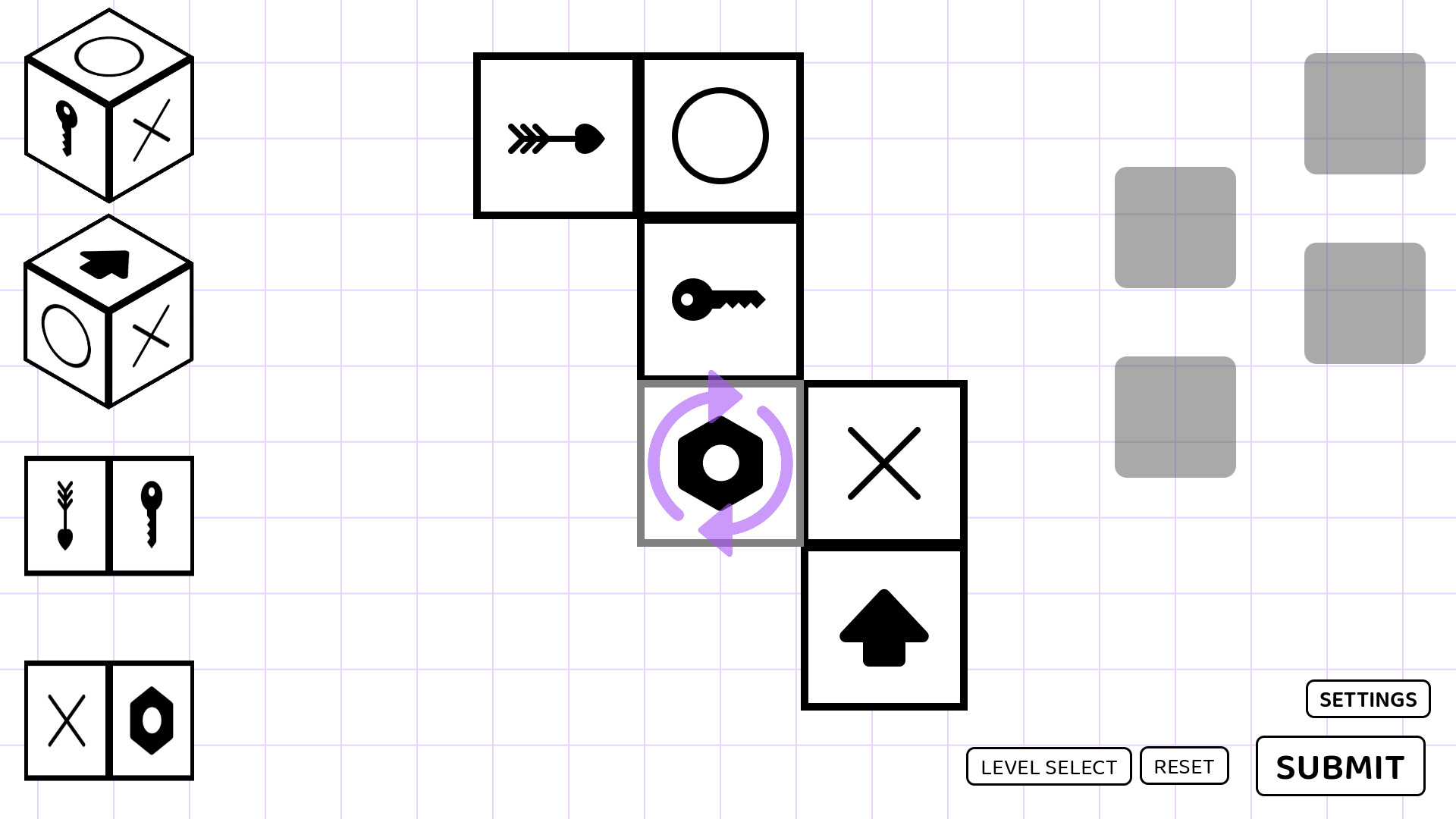 A Puzzle game where you fold Dice screenshot 2