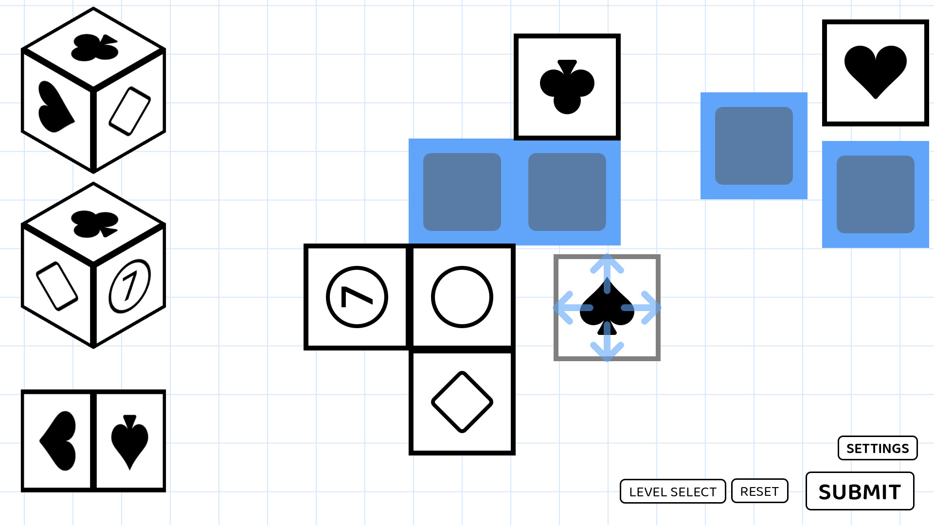 A Puzzle game where you fold Dice screenshot 1