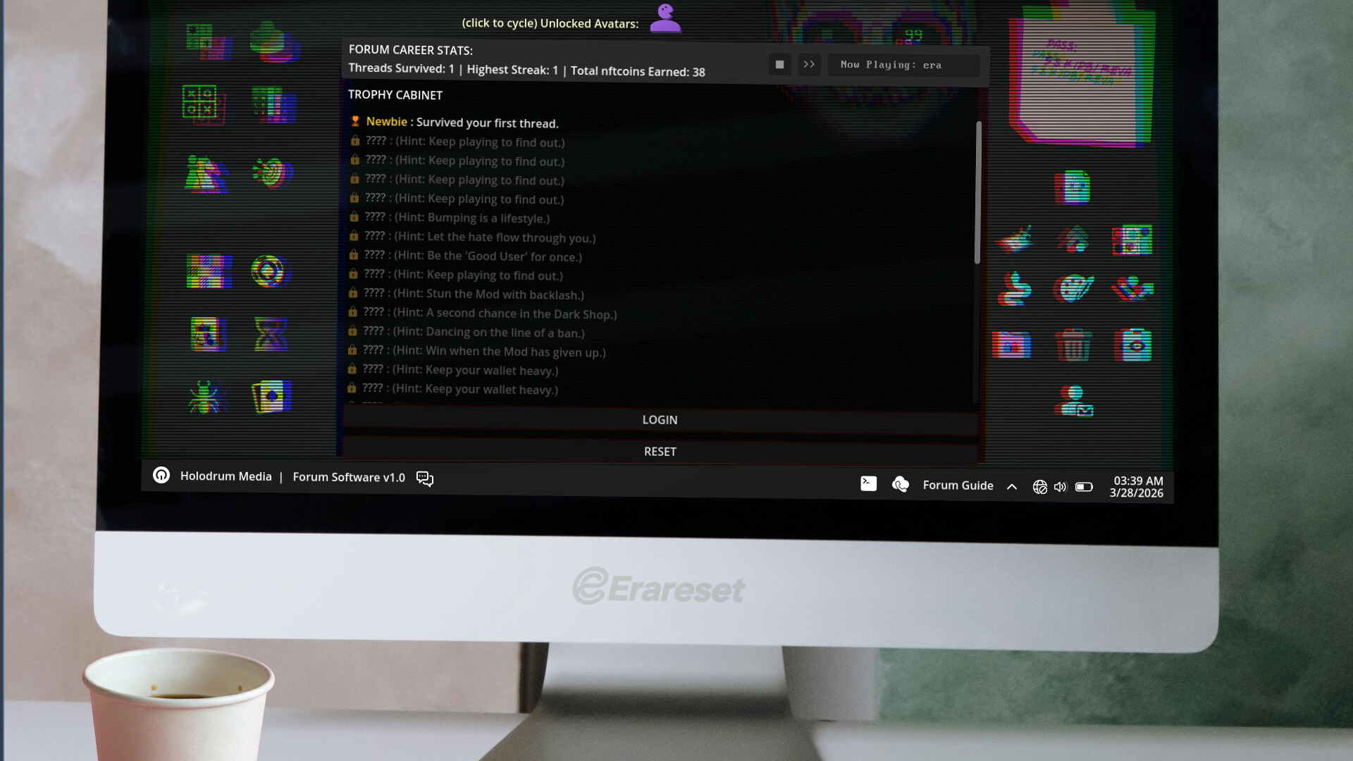 Erareset: Rogue Forum screenshot 3