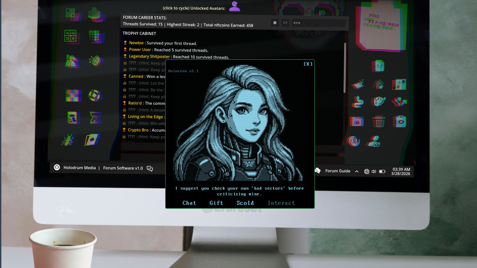 Erareset: Rogue Forum screenshot 8