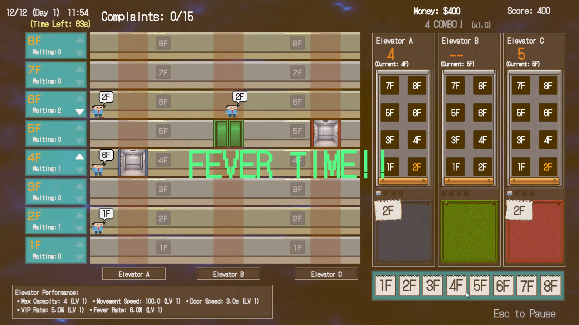 'In You We Trust, Not Algorithms' ~Newbie Matsumoto's Manual Elevator Operation with Sticky Notes~ screenshot 3