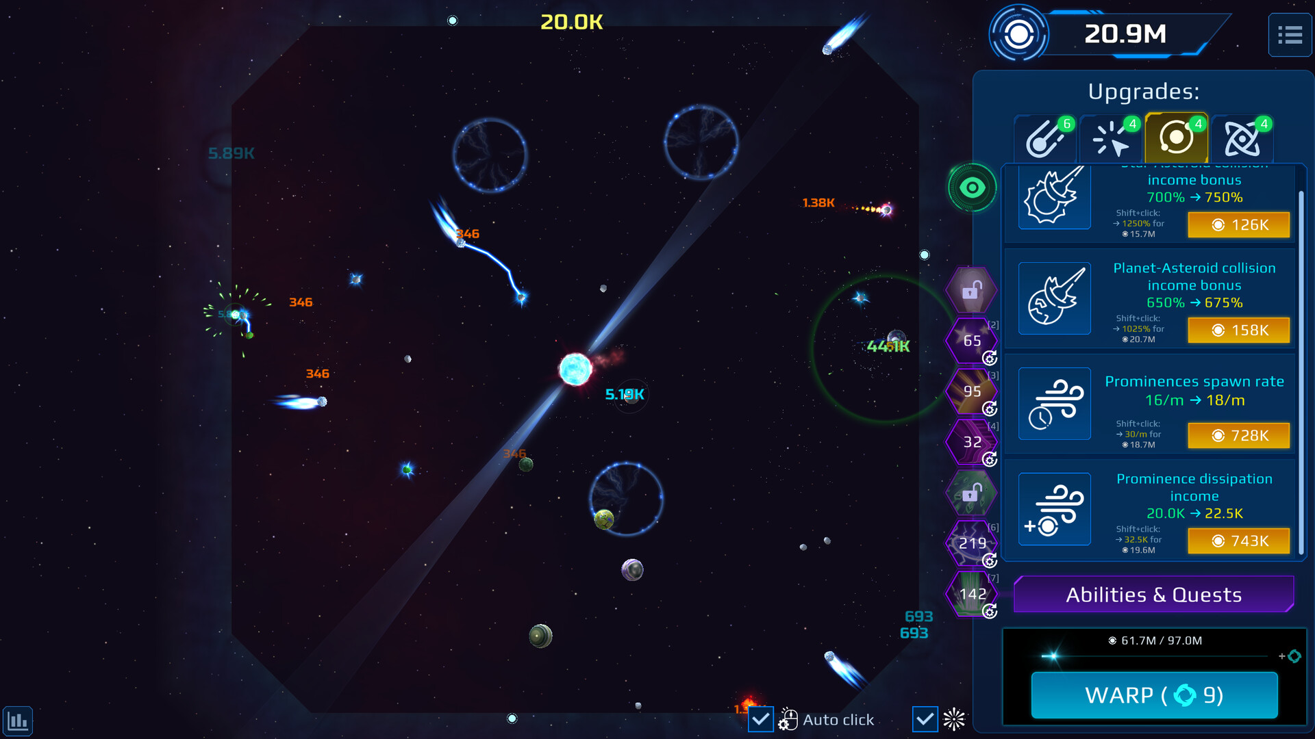 Astromental Incremental screenshot 3