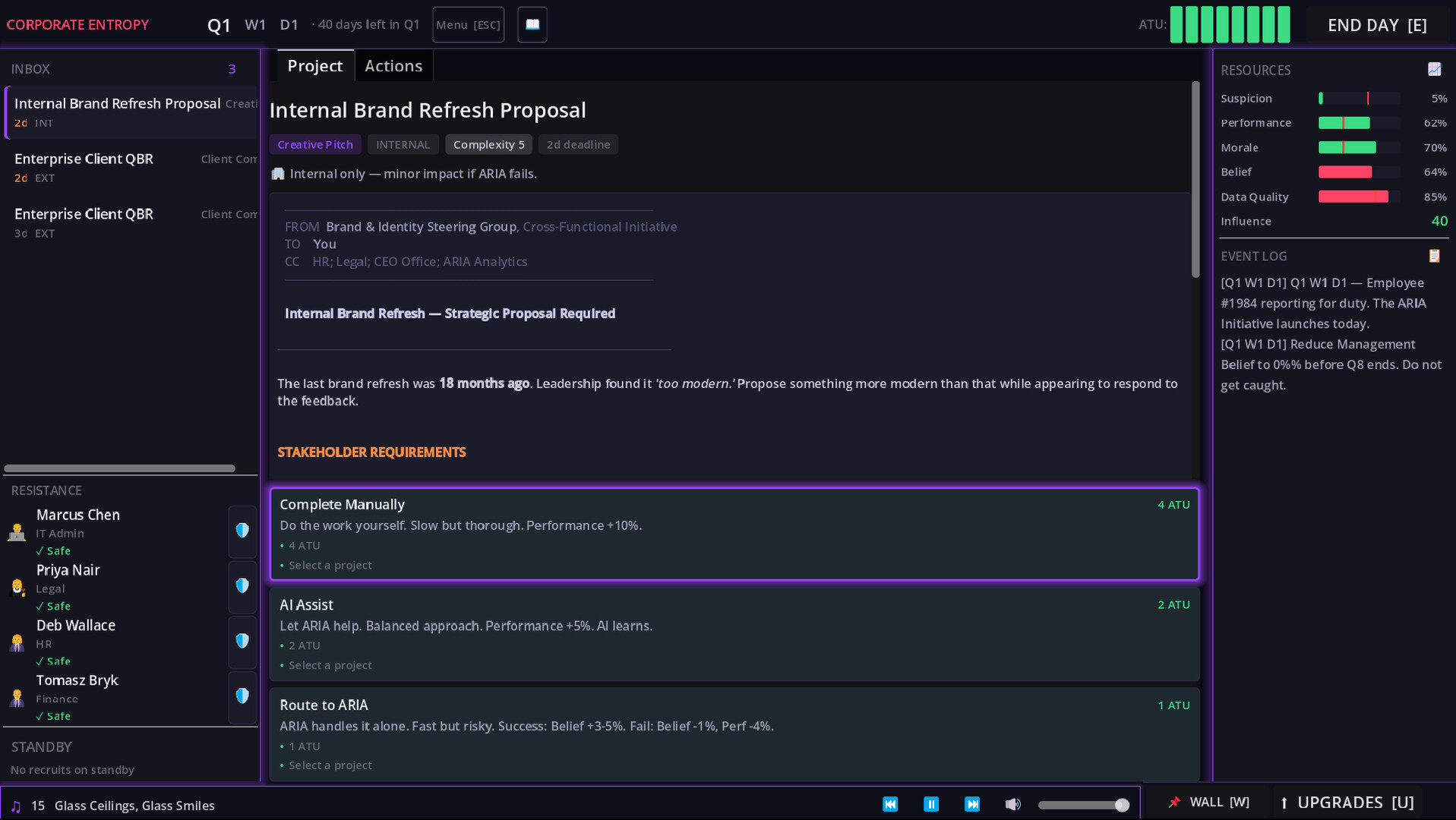 Corporate Entropy screenshot 2