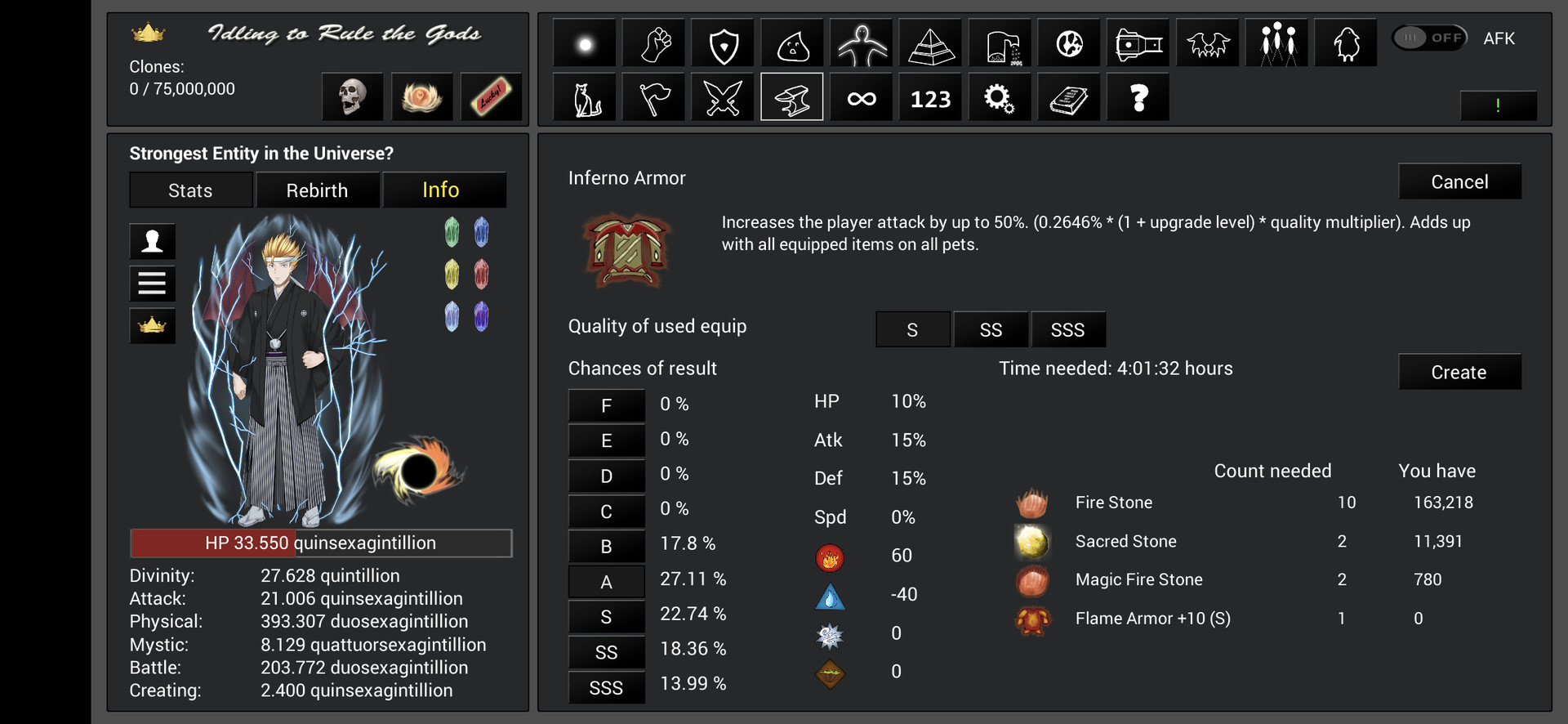 Idling to Rule the Gods screenshot 4