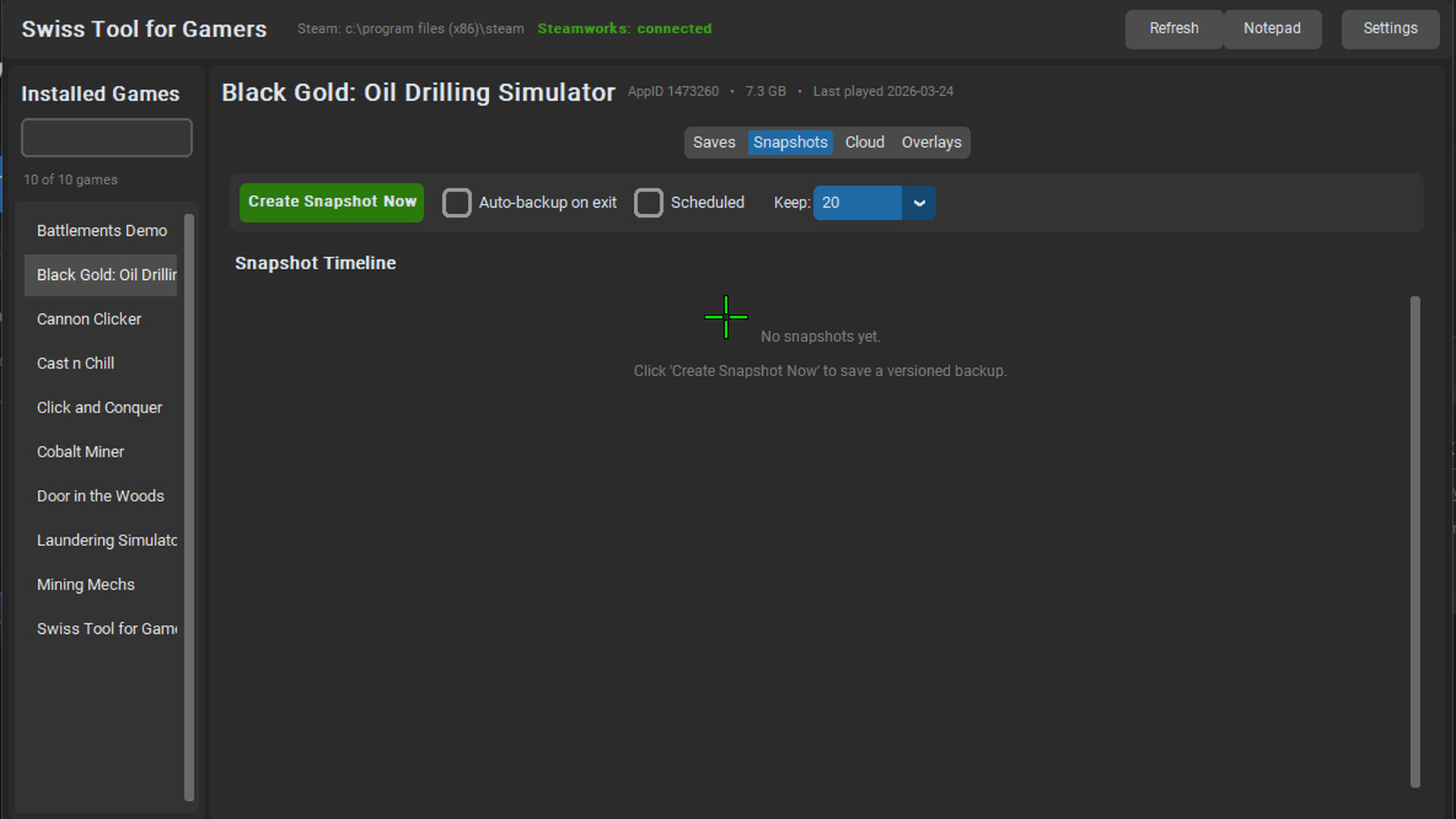 Swiss Tool for Gamers screenshot 2