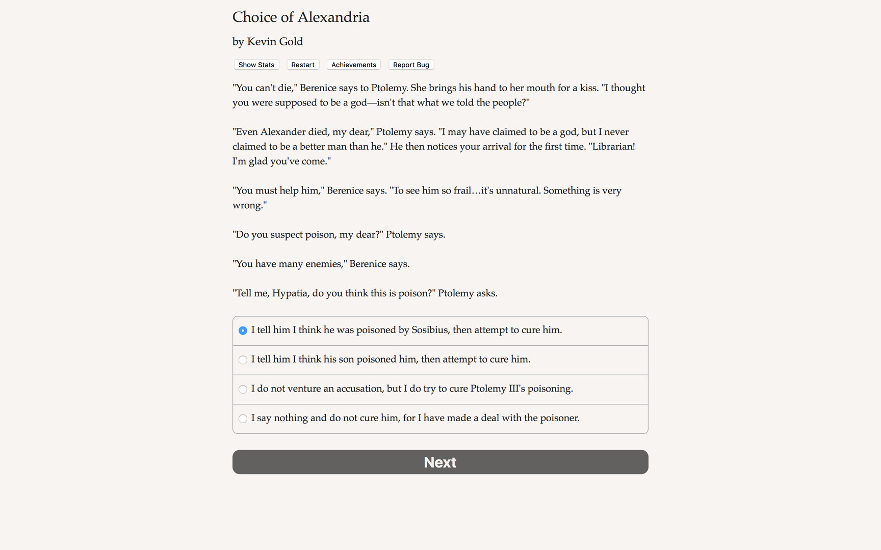 Choice of Alexandria screenshot 3