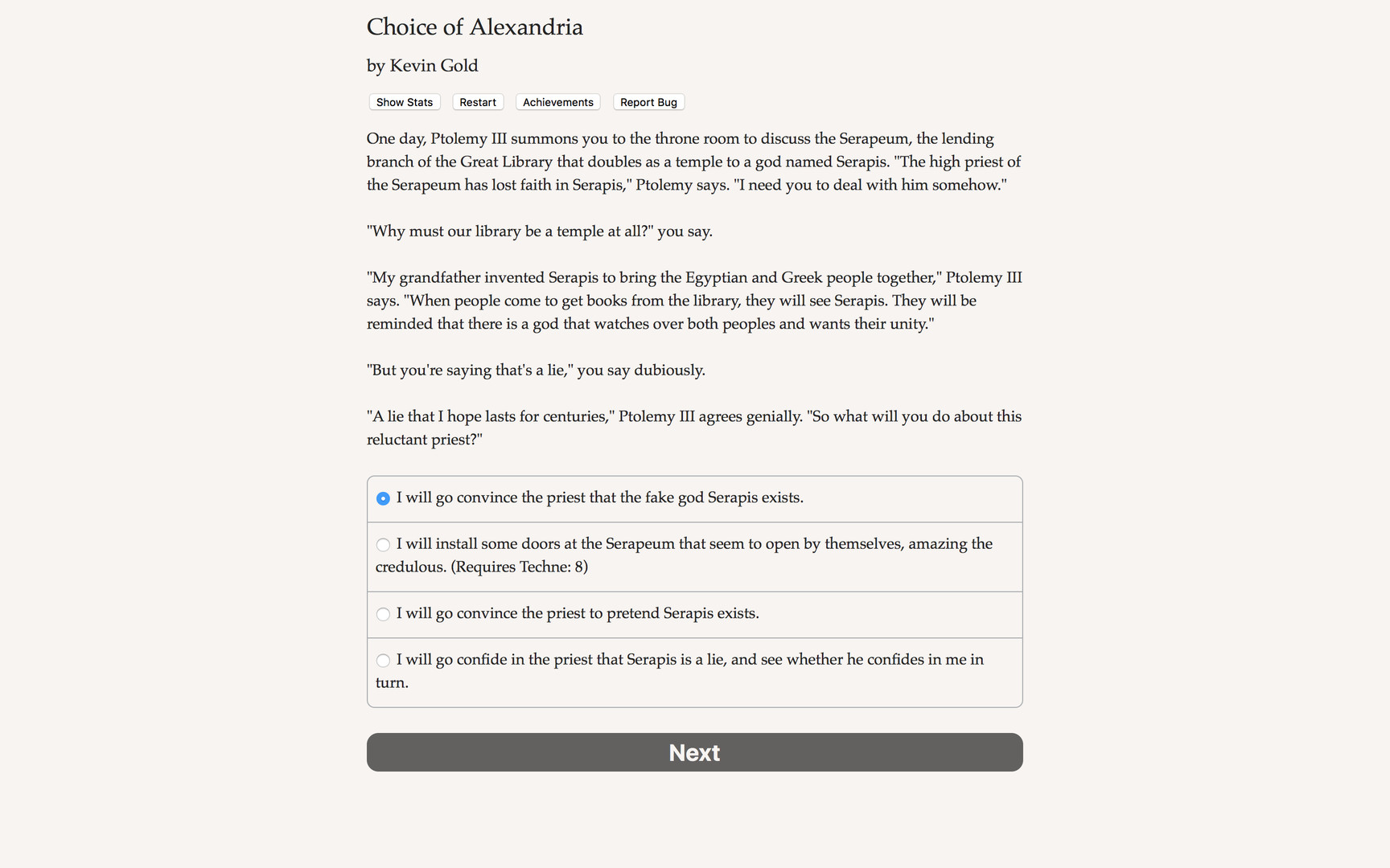 Choice of Alexandria screenshot 4