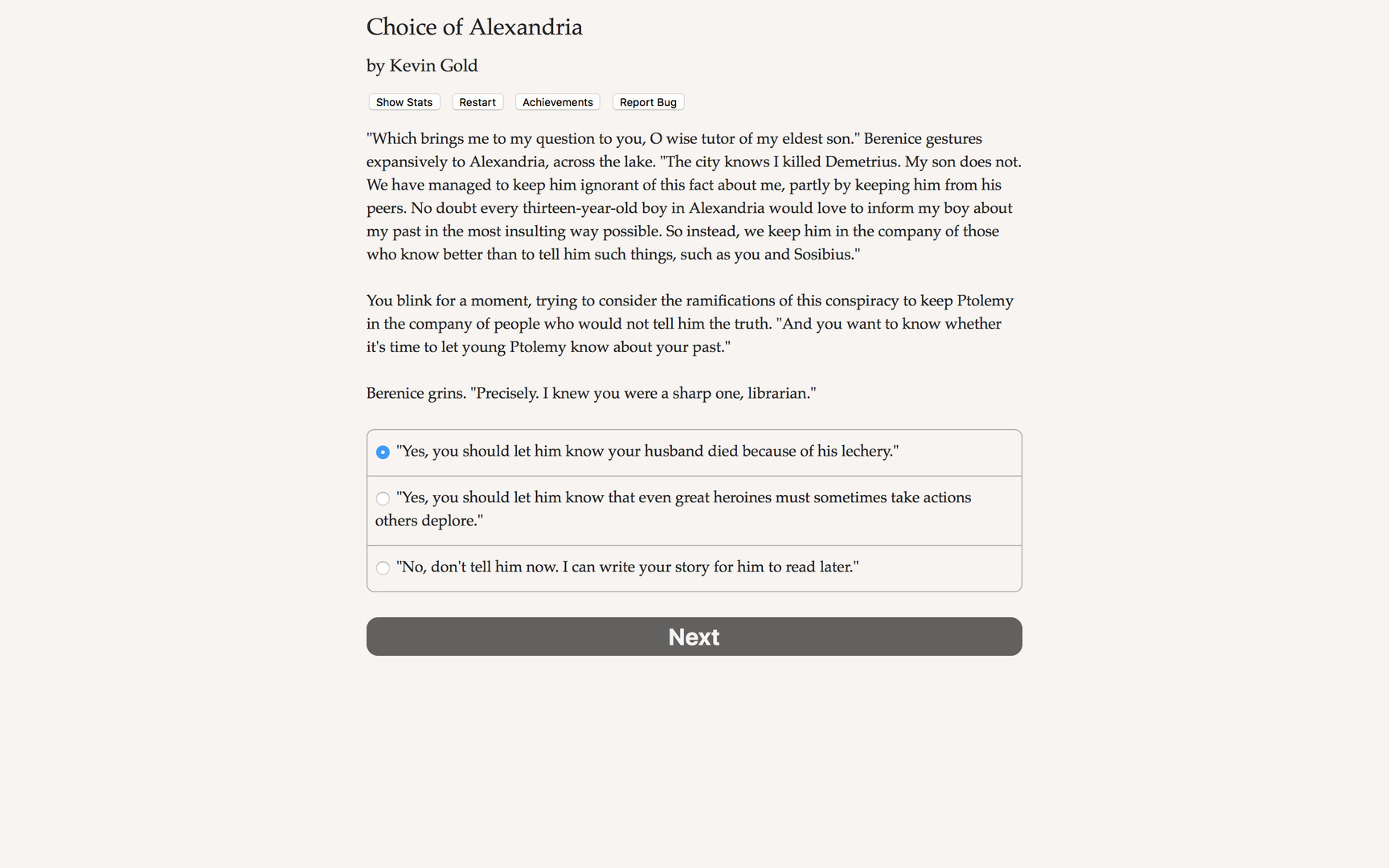 Choice of Alexandria screenshot 5