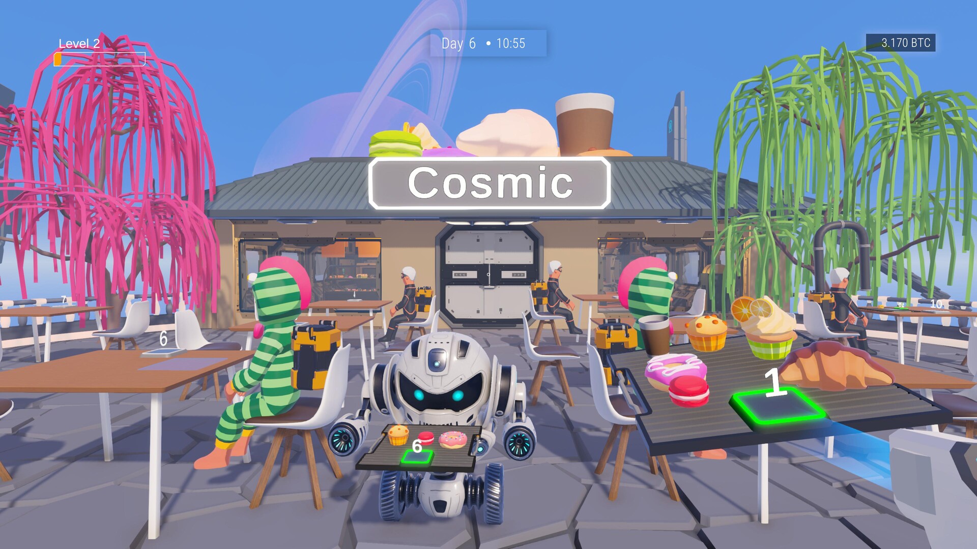 Cosmic Crumbs: Bakery Simulator screenshot 1