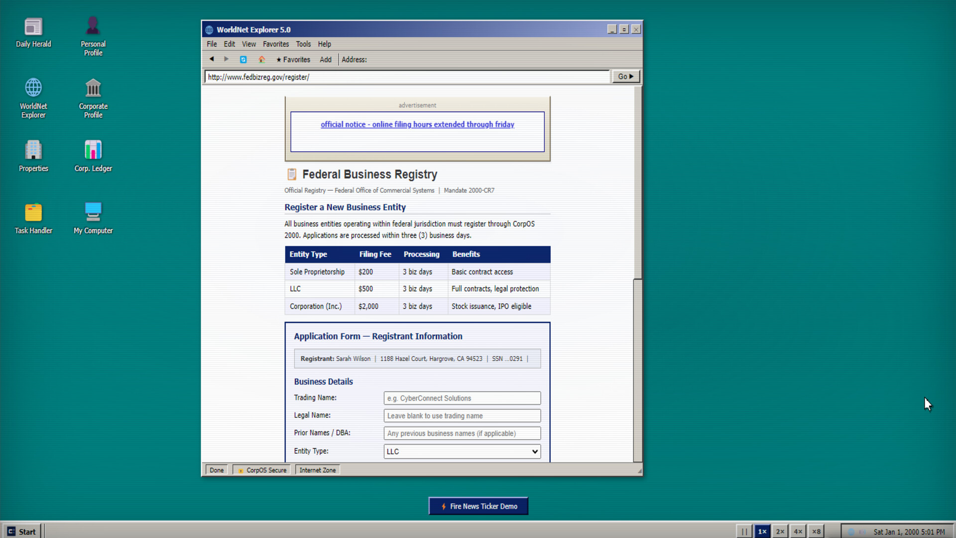 CorpOS 2000 screenshot 10