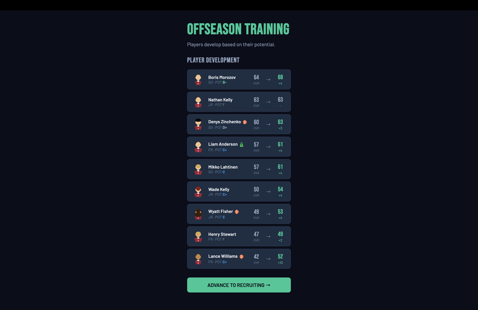 Swing Dynasty: College Tennis screenshot 19