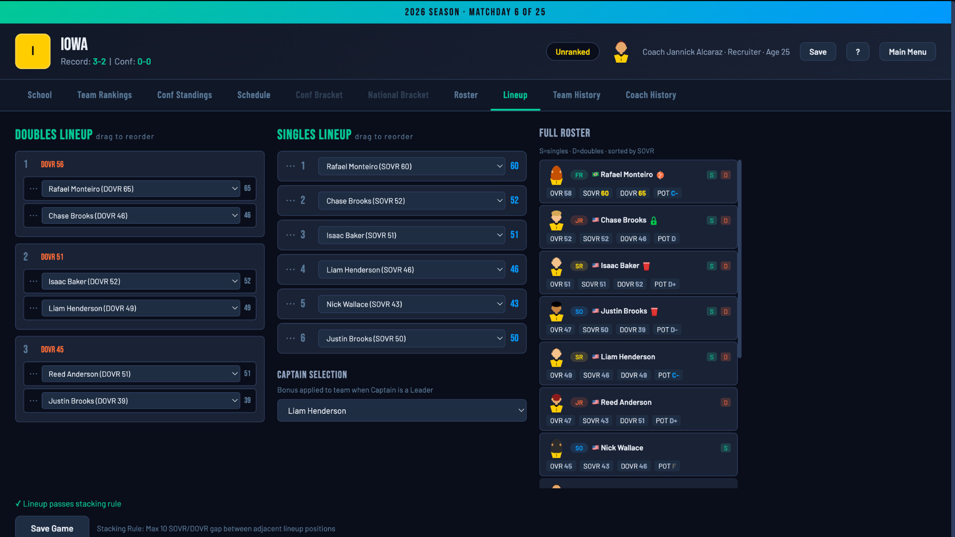 Swing Dynasty: College Tennis screenshot 12