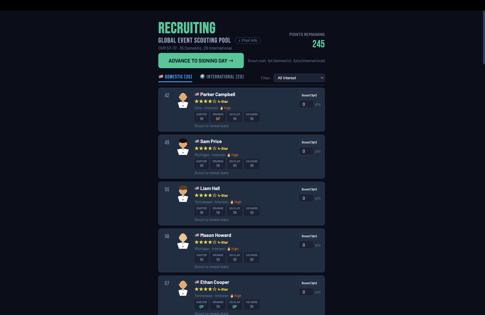 Swing Dynasty: College Tennis screenshot 14