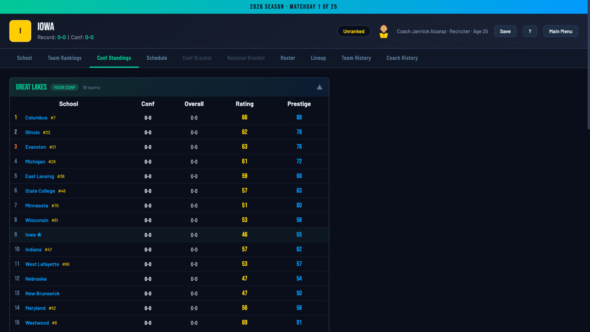 Swing Dynasty: College Tennis screenshot 7