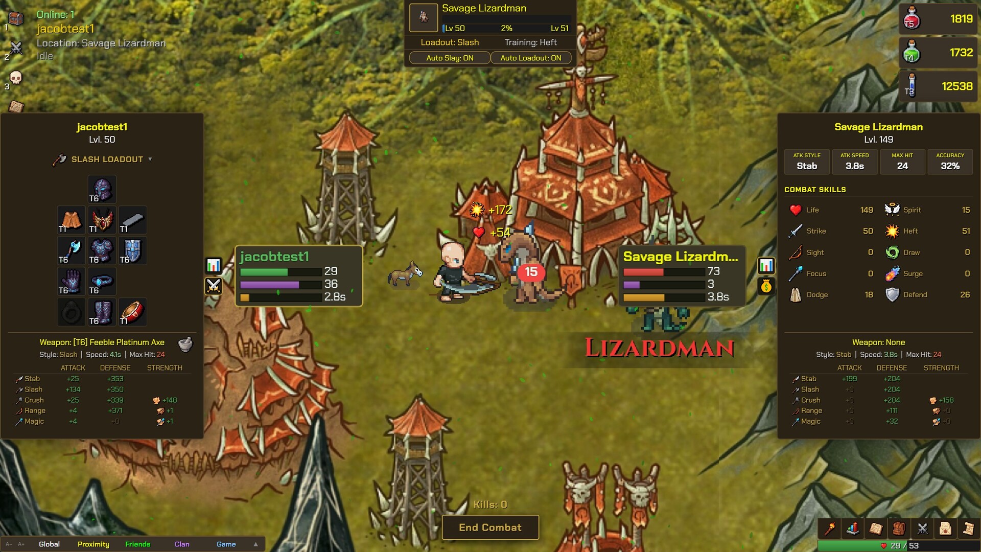 Scapewatch: Idle MMO screenshot 1