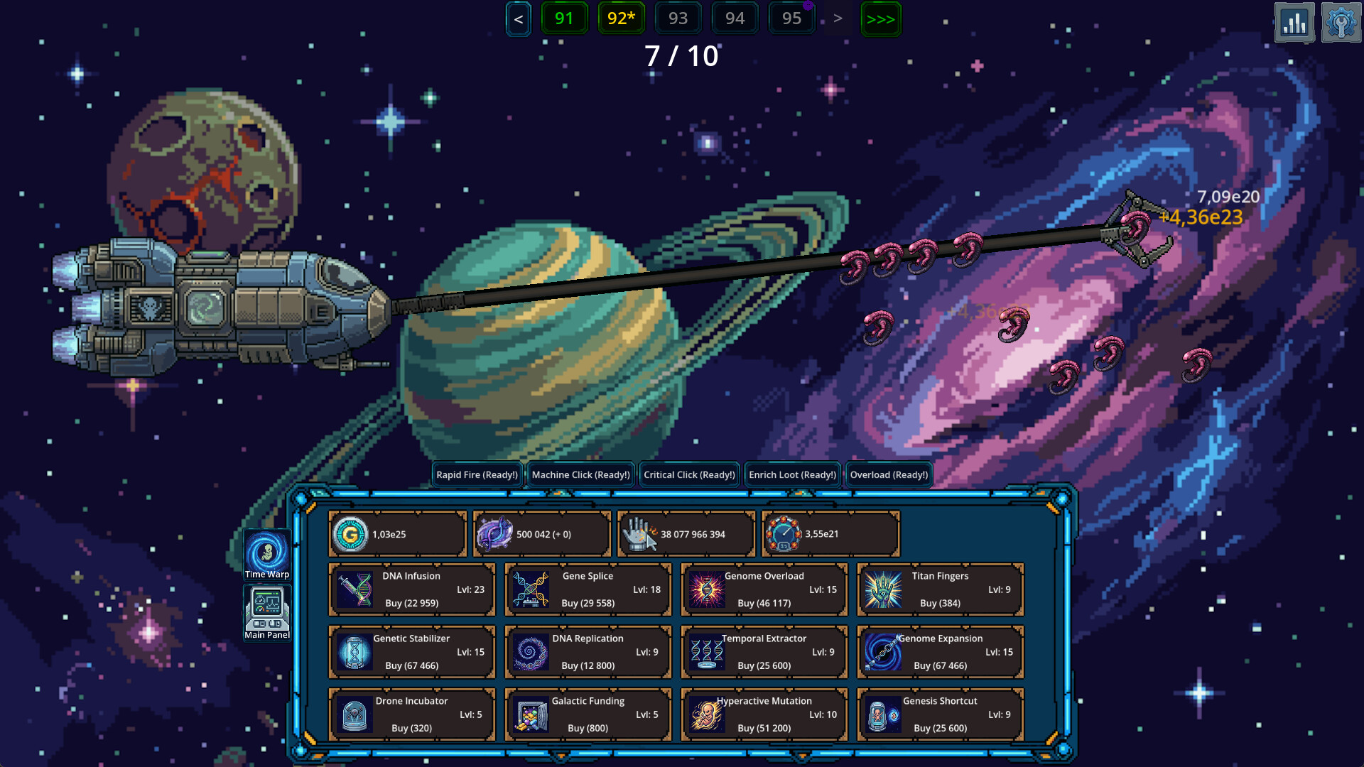 Space Fetus Attack Idle Clicker screenshot 5
