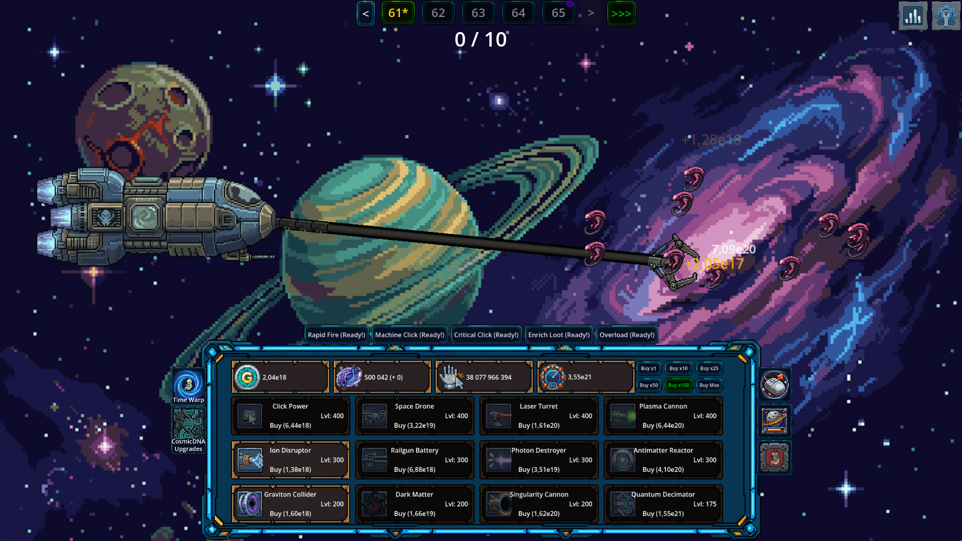 Space Fetus Attack Idle Clicker screenshot 3