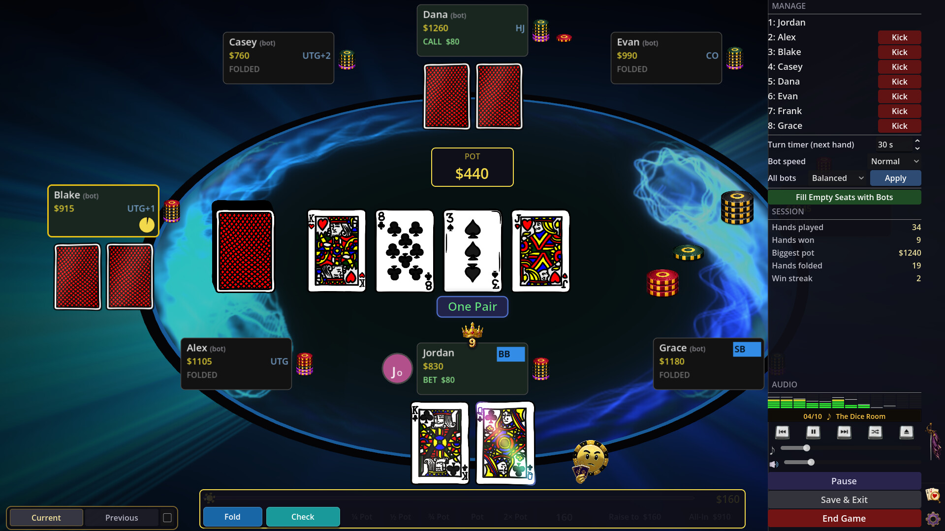 Hold'em Fold'em Poker screenshot 8
