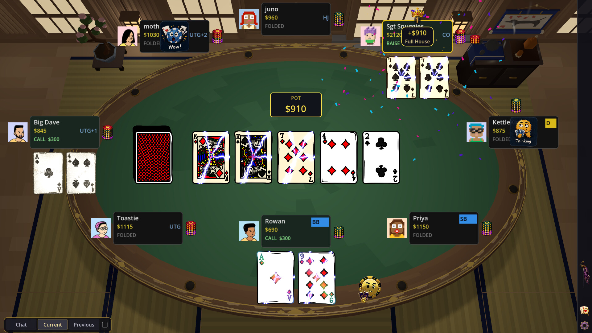 Hold'em Fold'em Poker screenshot 1