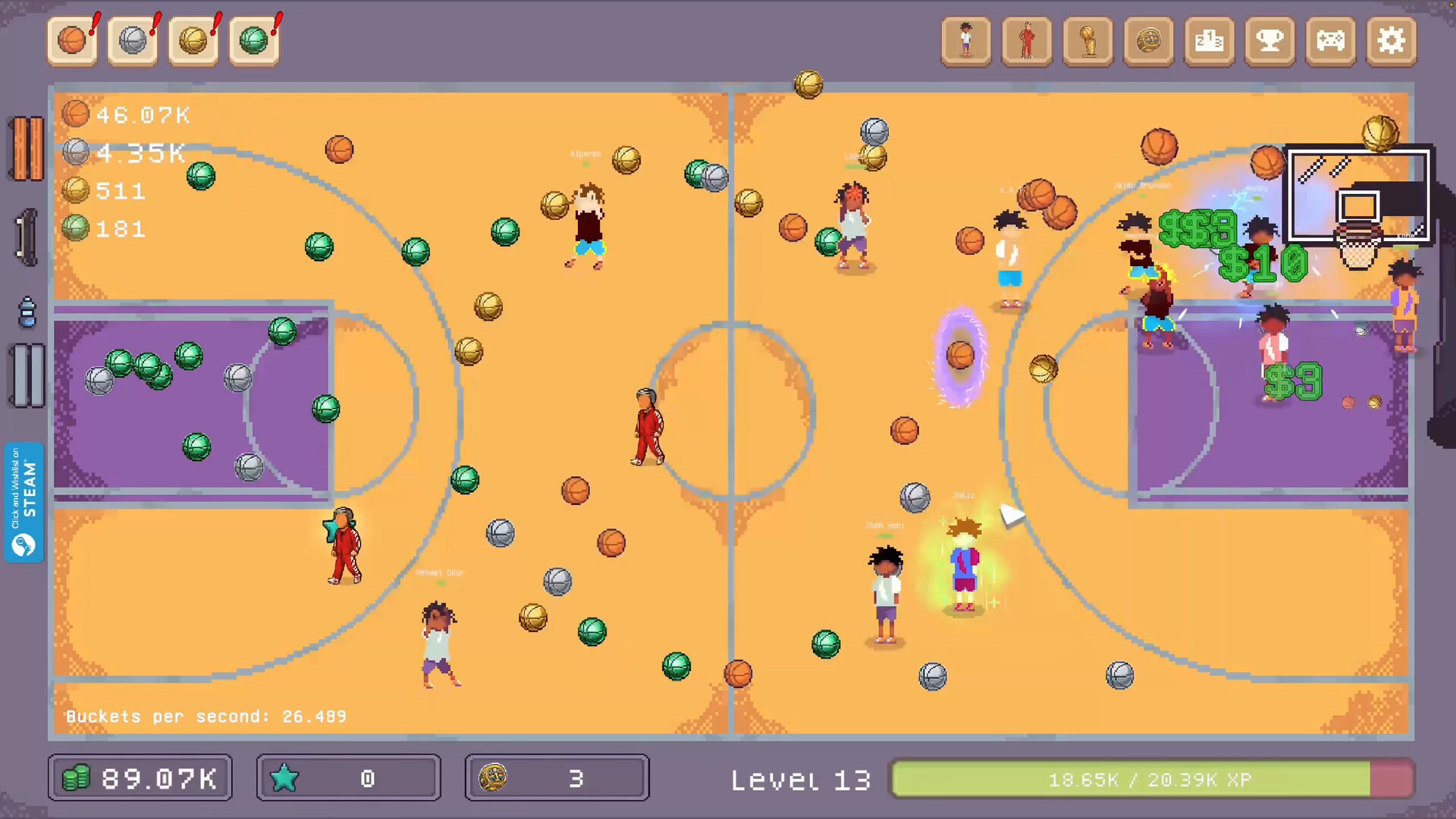 Swish Ball Clicker screenshot 1