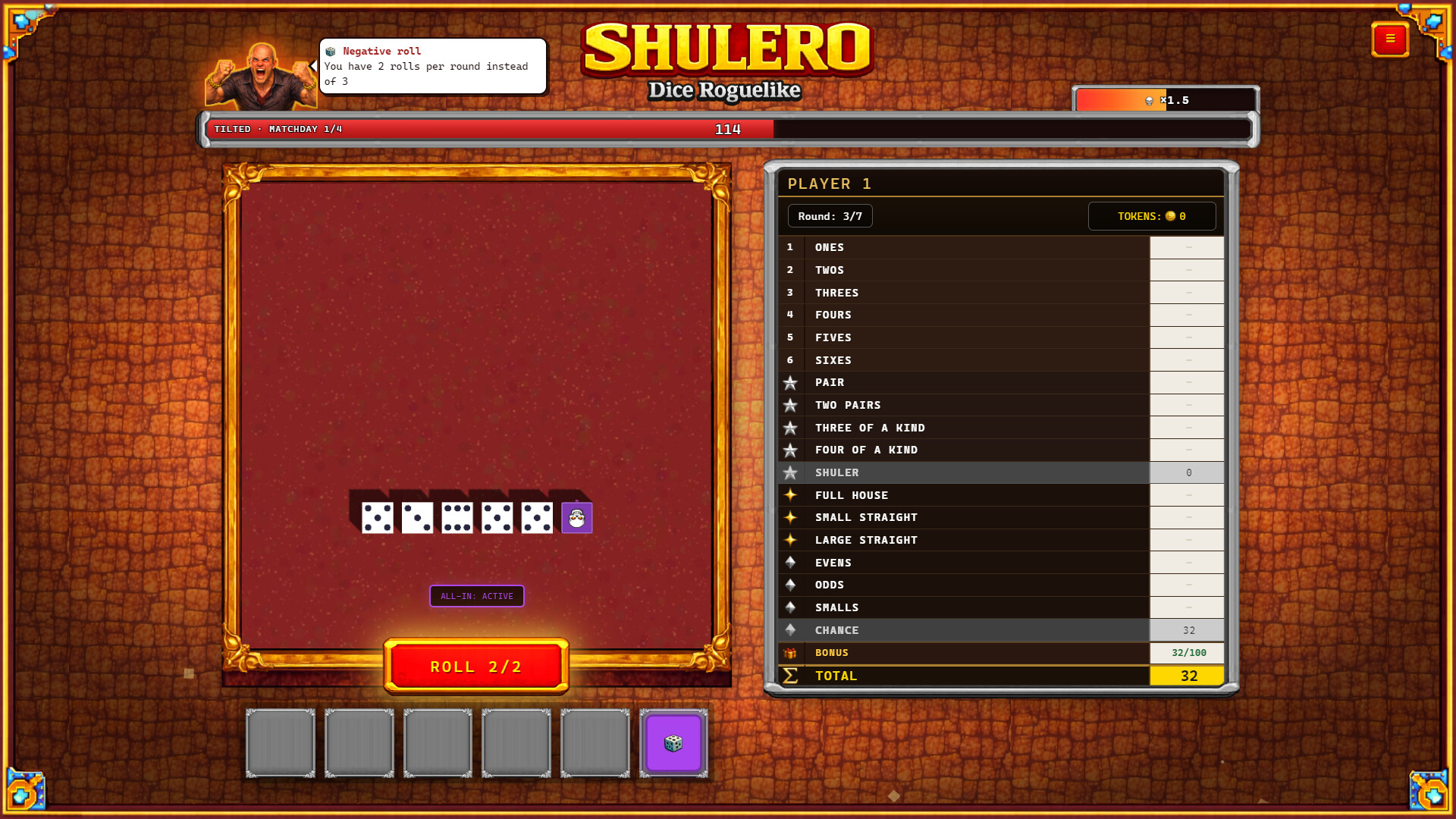 SHULERO – Dice Roguelike screenshot 8