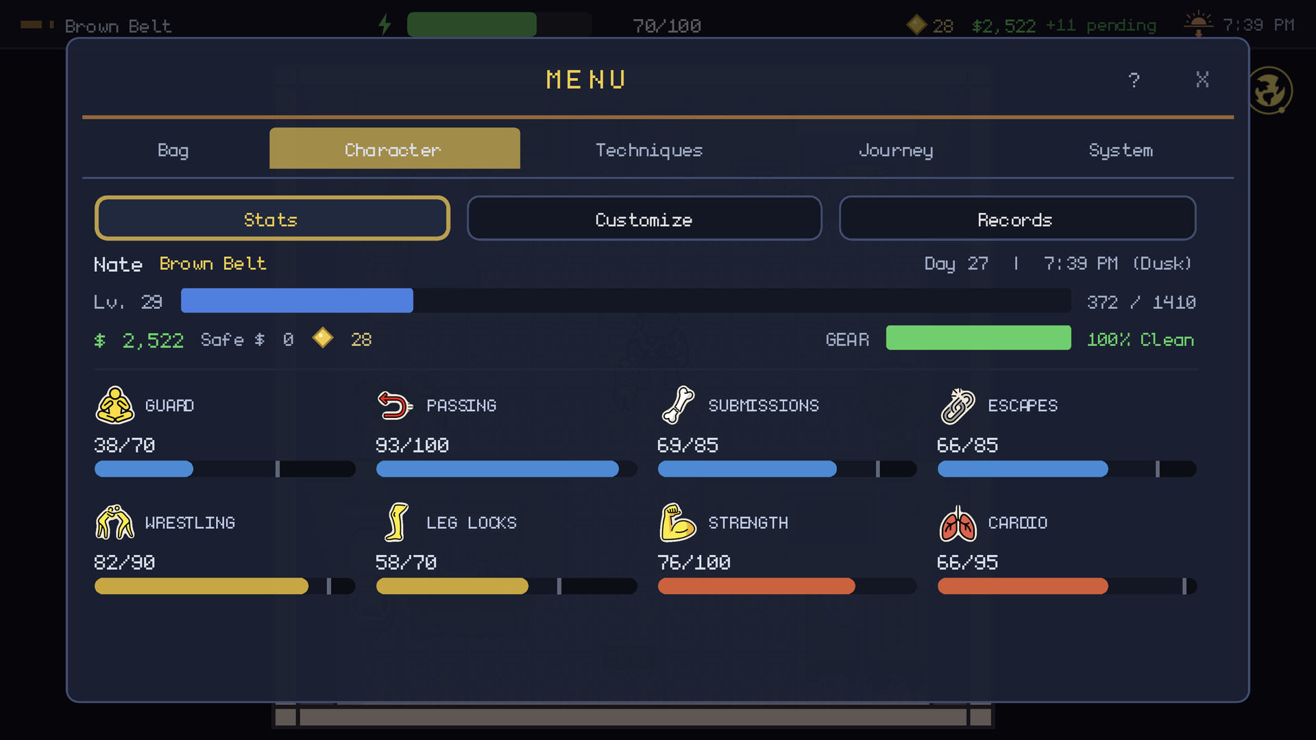 Submission Saga: The Jiu Jitsu RPG screenshot 12