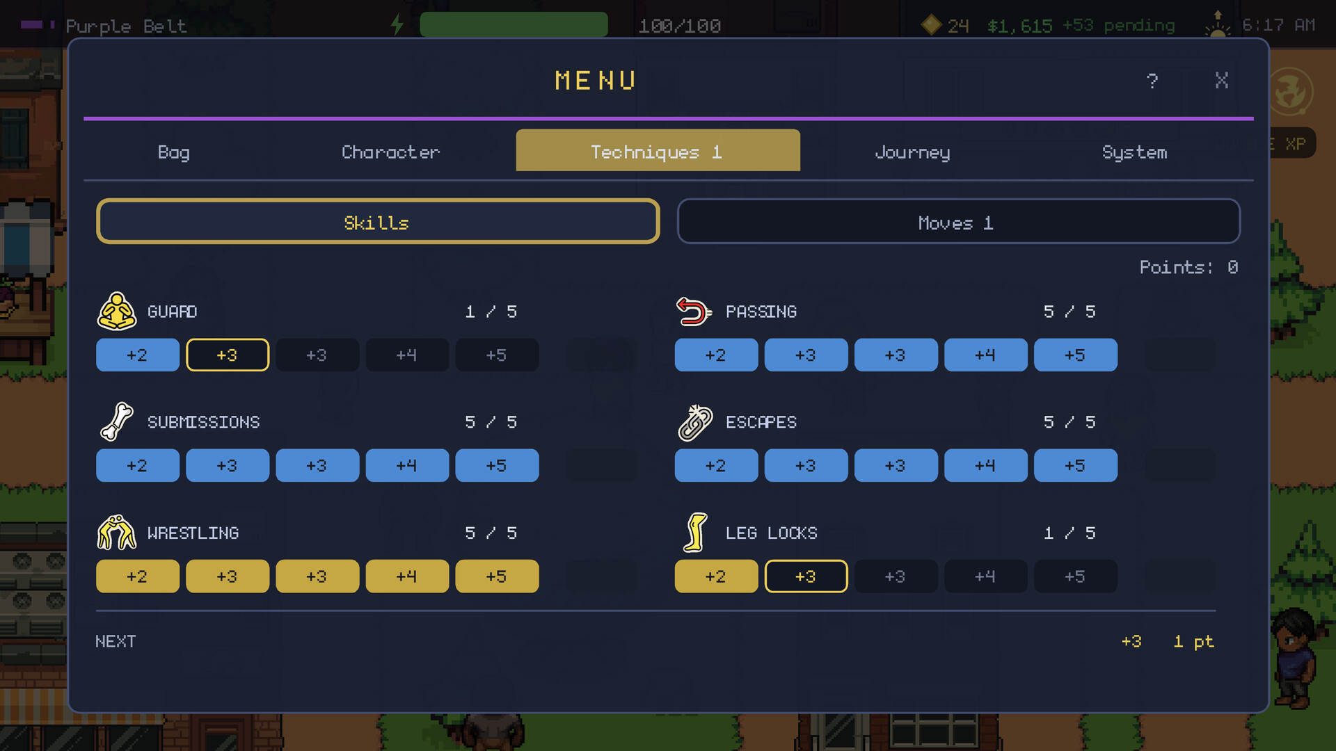 Submission Saga: The Jiu Jitsu RPG screenshot 13