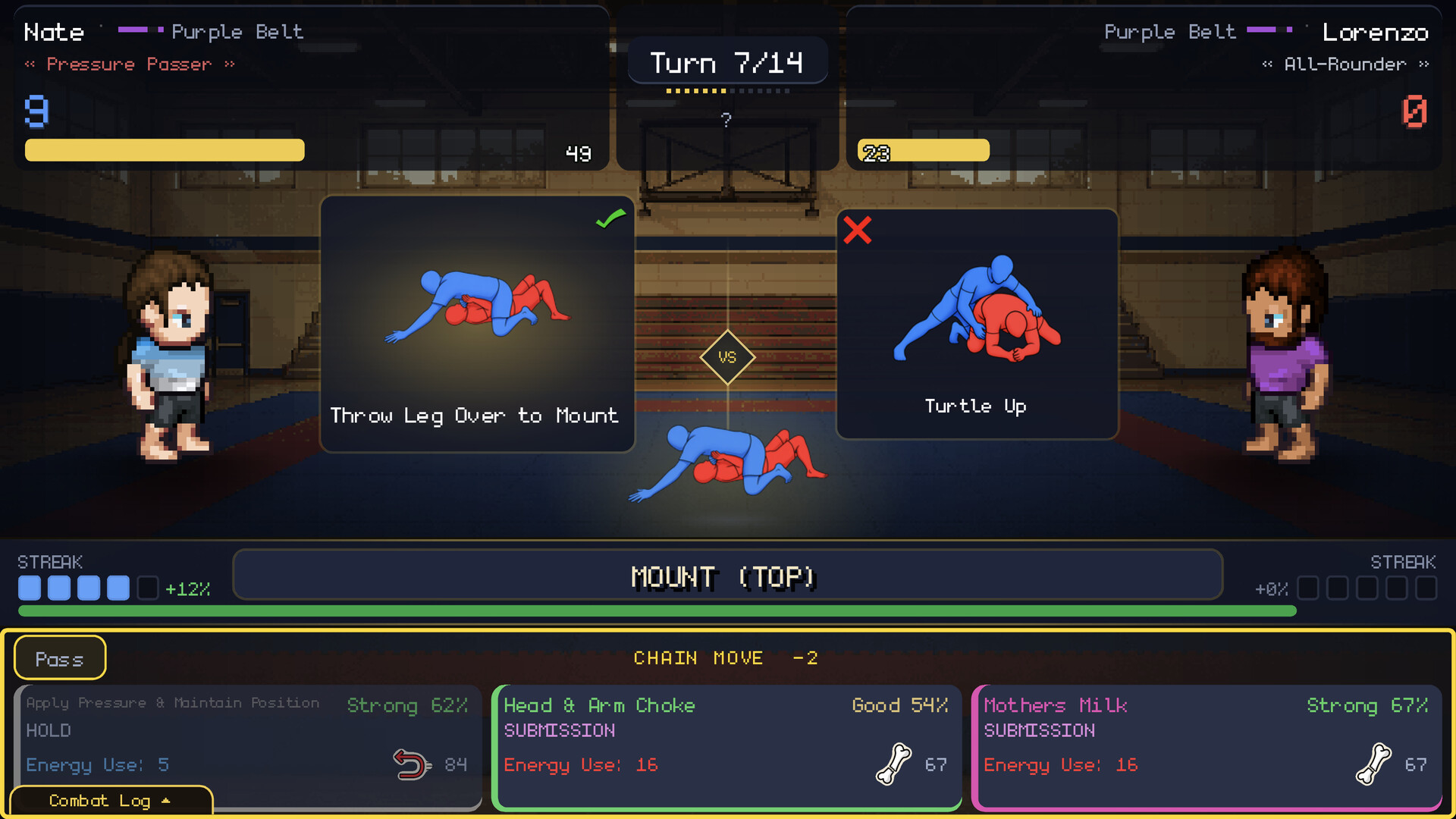 Submission Saga: The Jiu Jitsu RPG screenshot 5