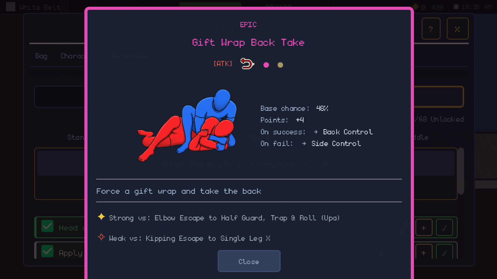 Submission Saga: The Jiu Jitsu RPG screenshot 10