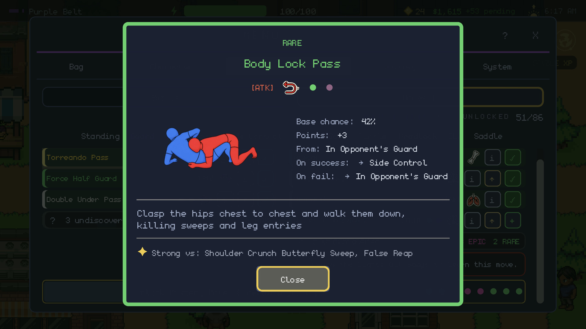 Submission Saga: The Jiu Jitsu RPG screenshot 11
