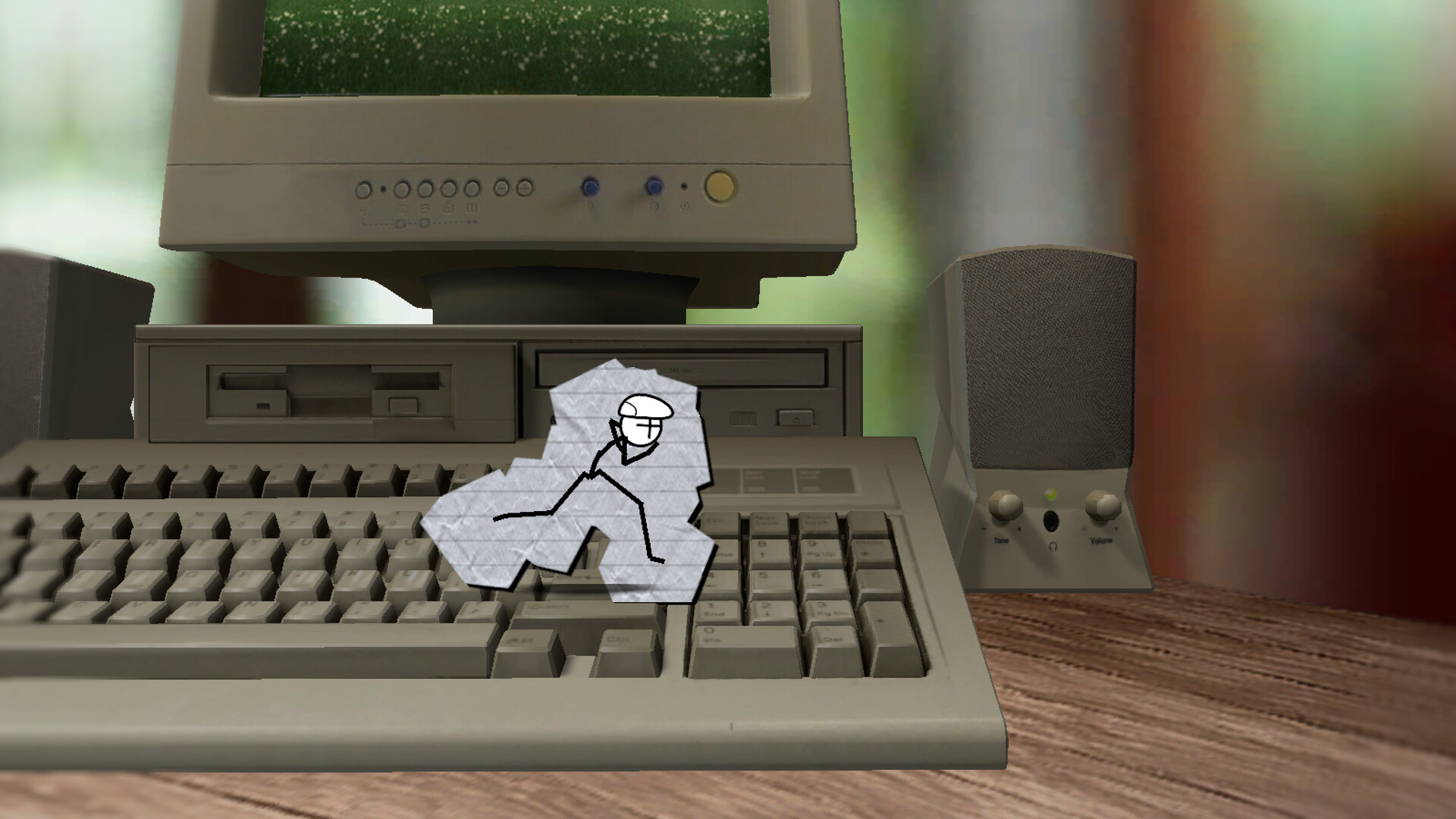 Keyboard Warrior Stickman - Typing Beat Em Up screenshot 2