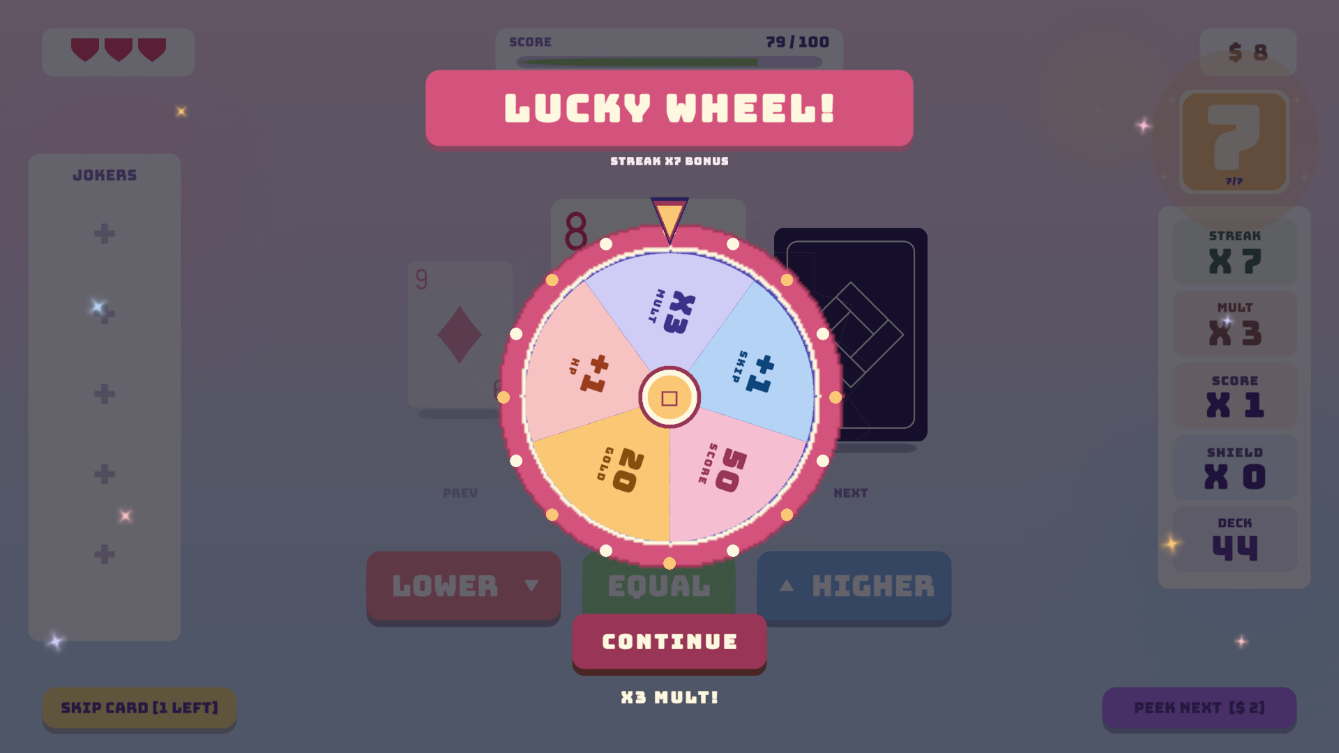 Hi-Lo: Card Roguelike screenshot 7