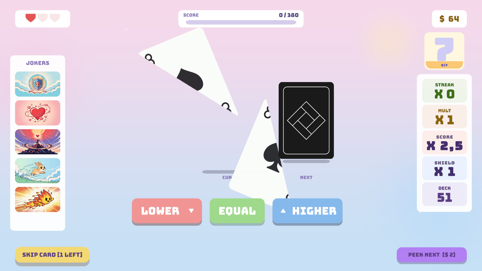 Hi-Lo: Card Roguelike screenshot 12