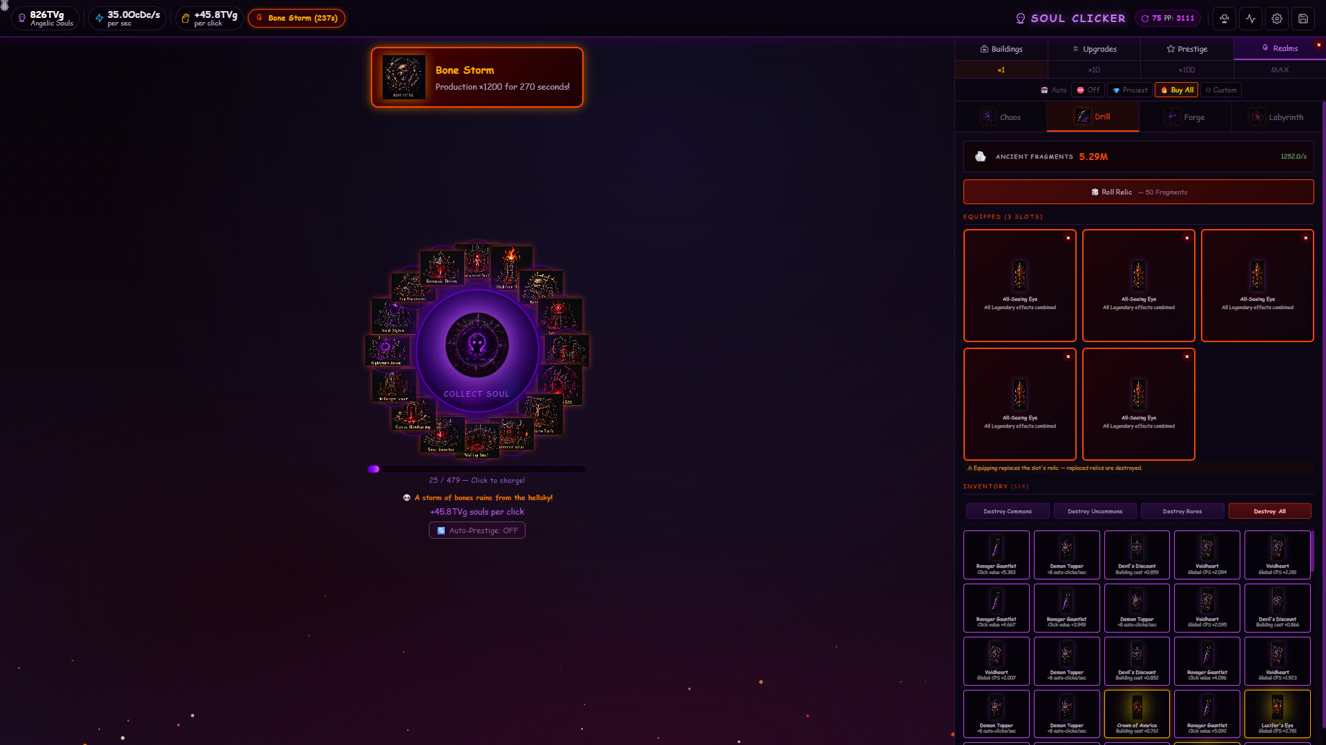 Soul Clicker screenshot 3
