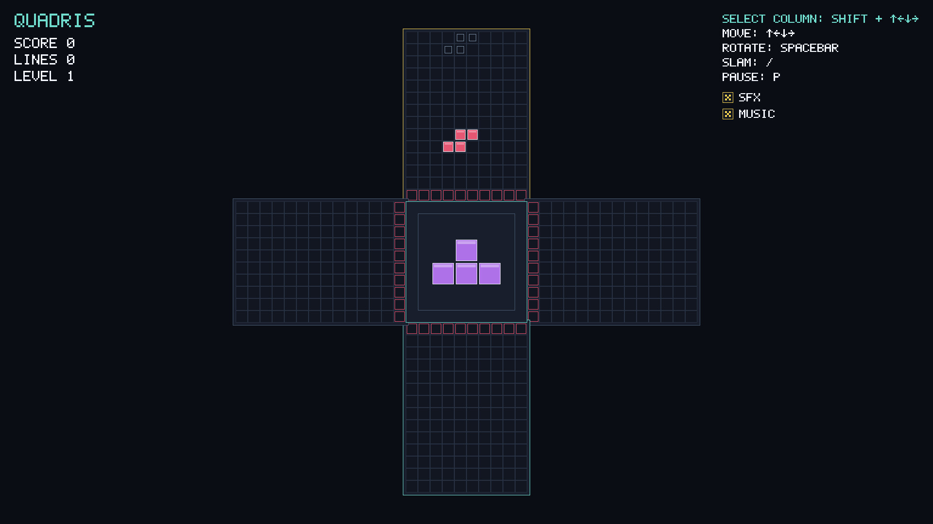 Quadris screenshot 1