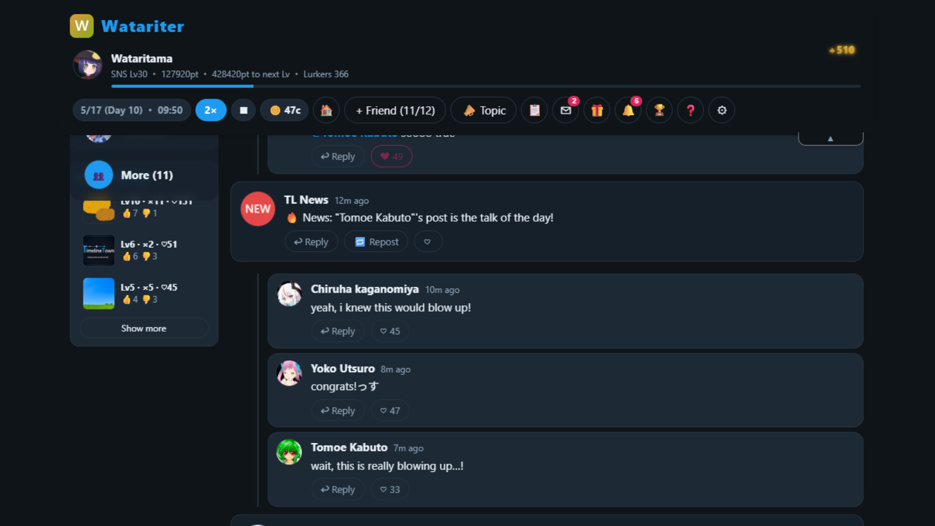 TimelineTown screenshot 4
