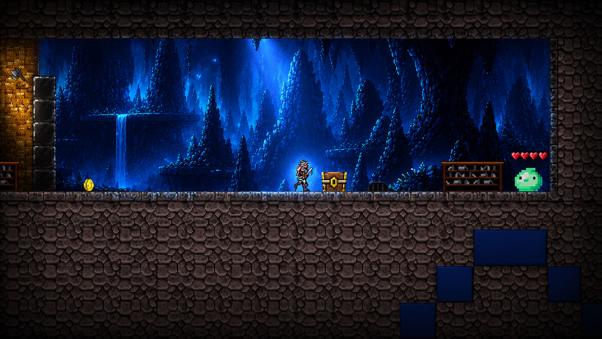 PixelBoss: Shattered Depths screenshot 1