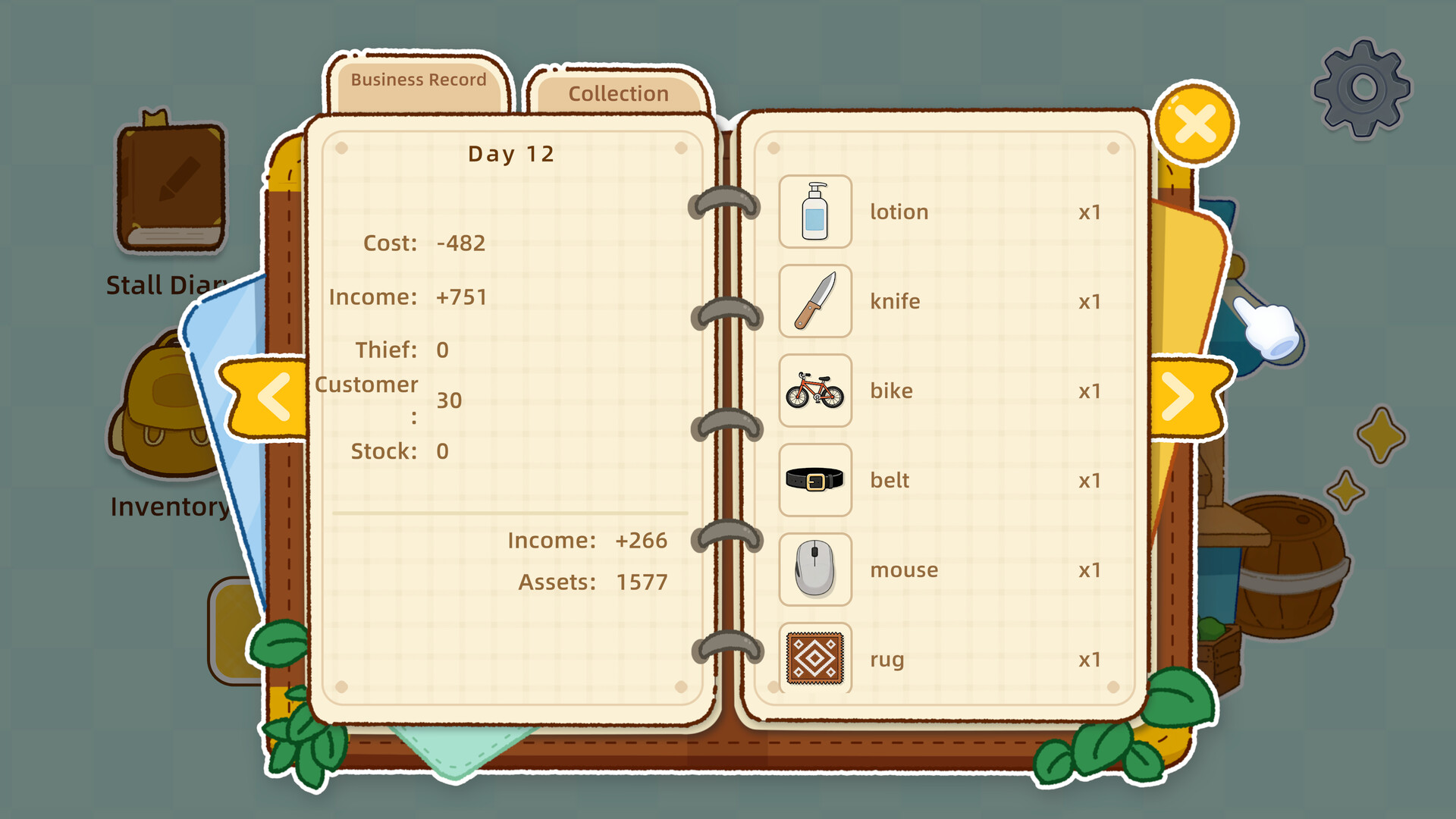 Stall Tycoon: A Cozy English Word Game screenshot 3