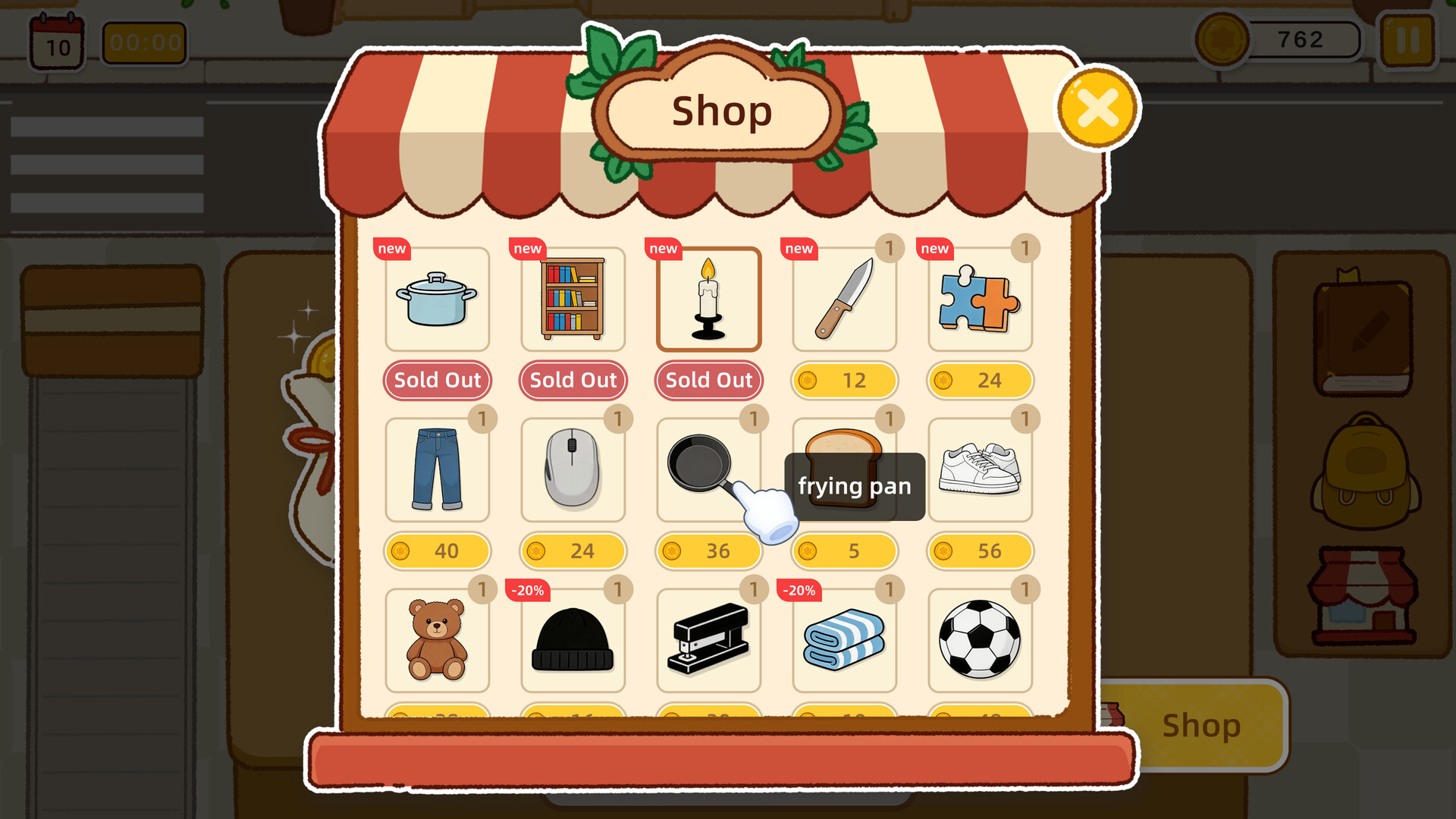 Stall Tycoon: A Cozy English Word Game screenshot 4
