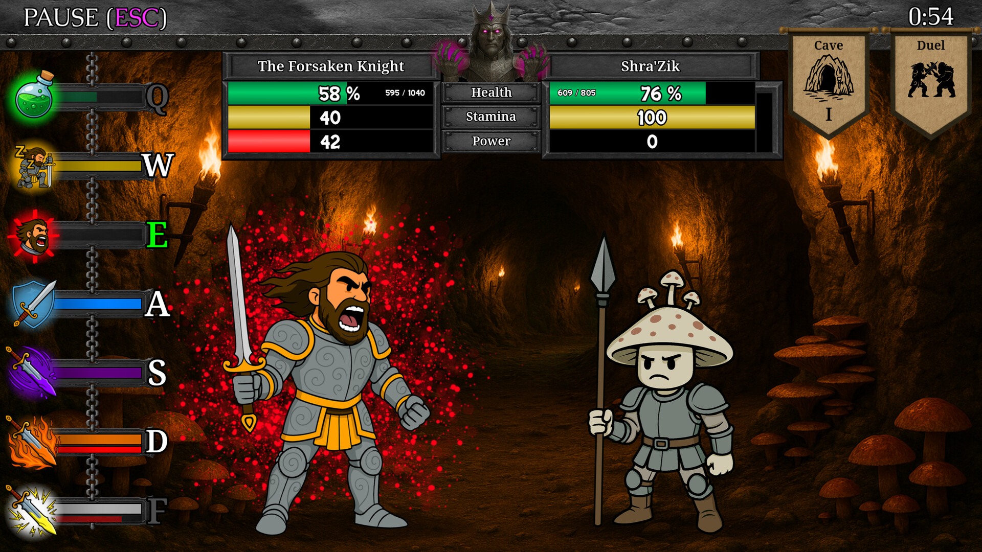The Trials of the Forsaken Knight screenshot 1