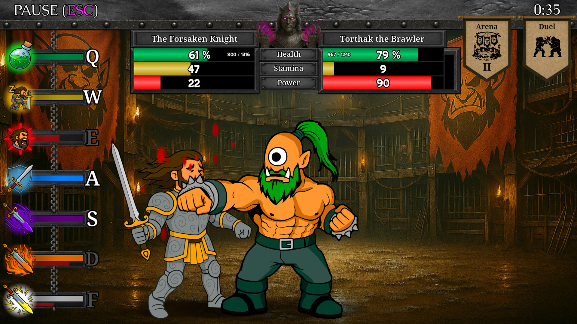 The Trials of the Forsaken Knight screenshot 2