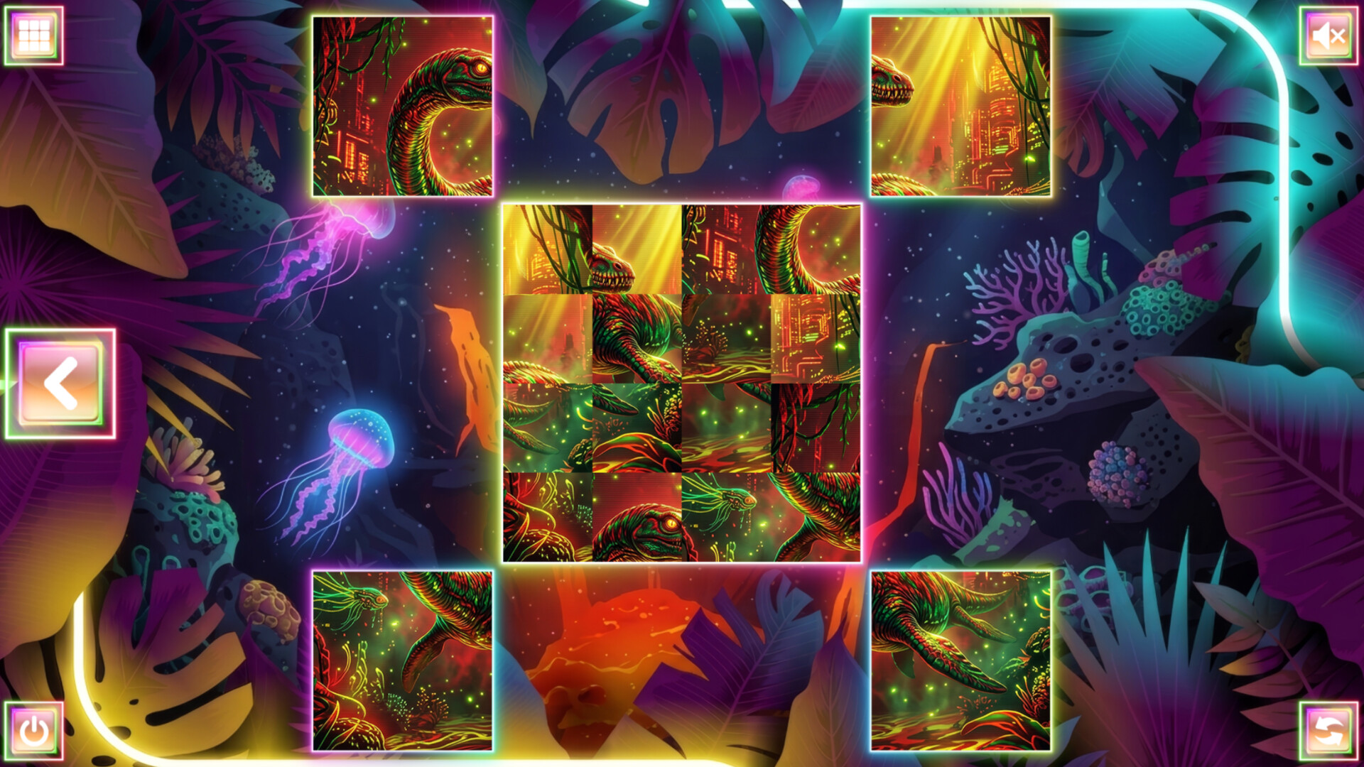 Neon Fantasy: Dinosaurs screenshot 3