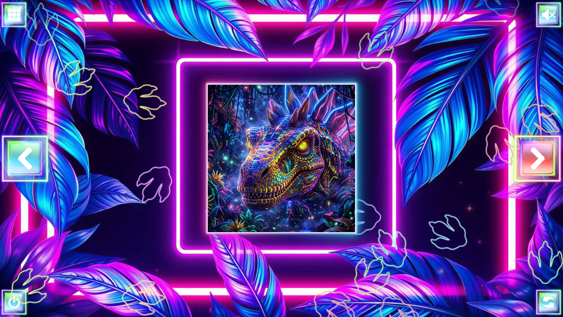 Neon Fantasy: Dinosaurs screenshot 6