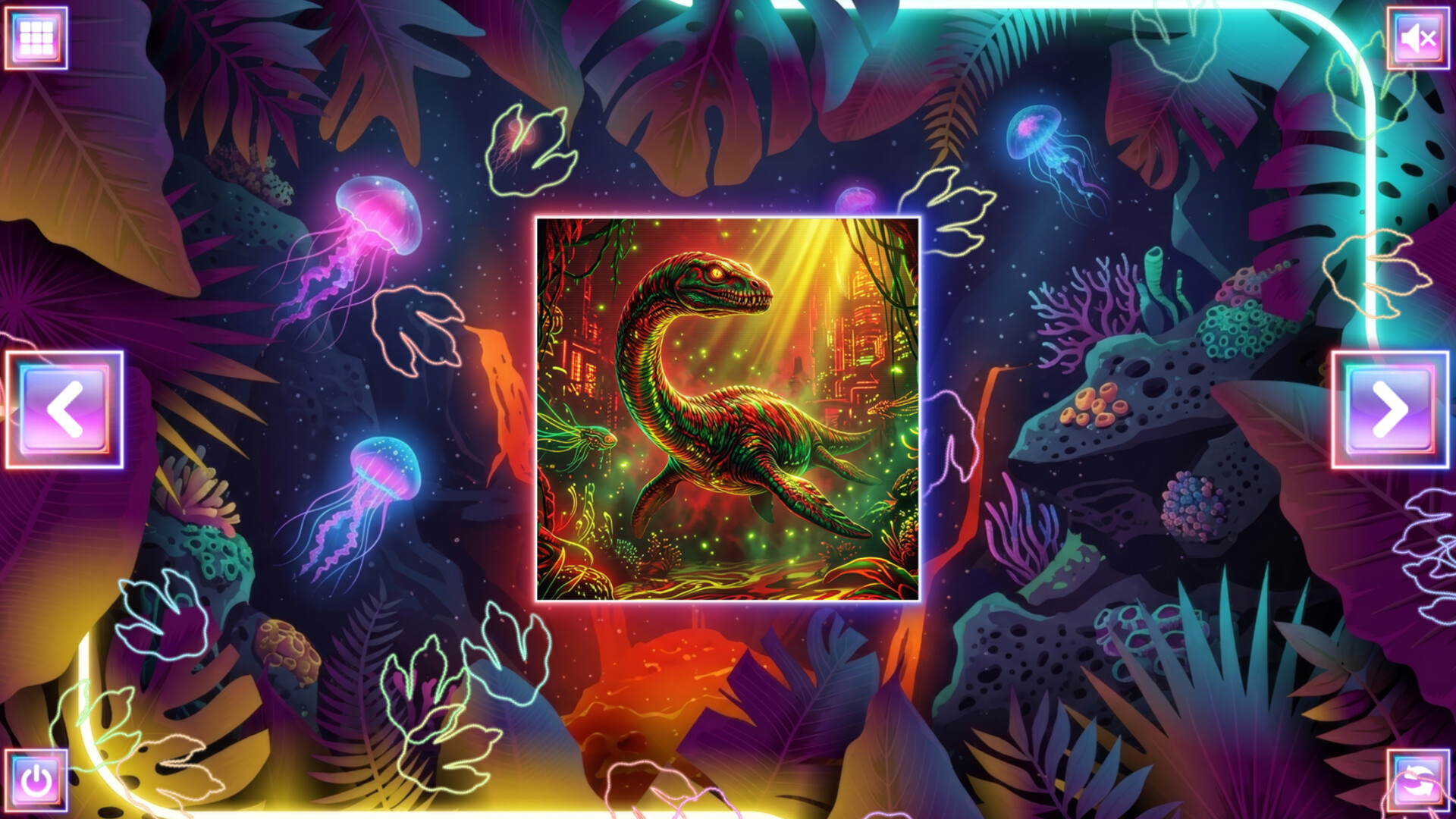 Neon Fantasy: Dinosaurs screenshot 4
